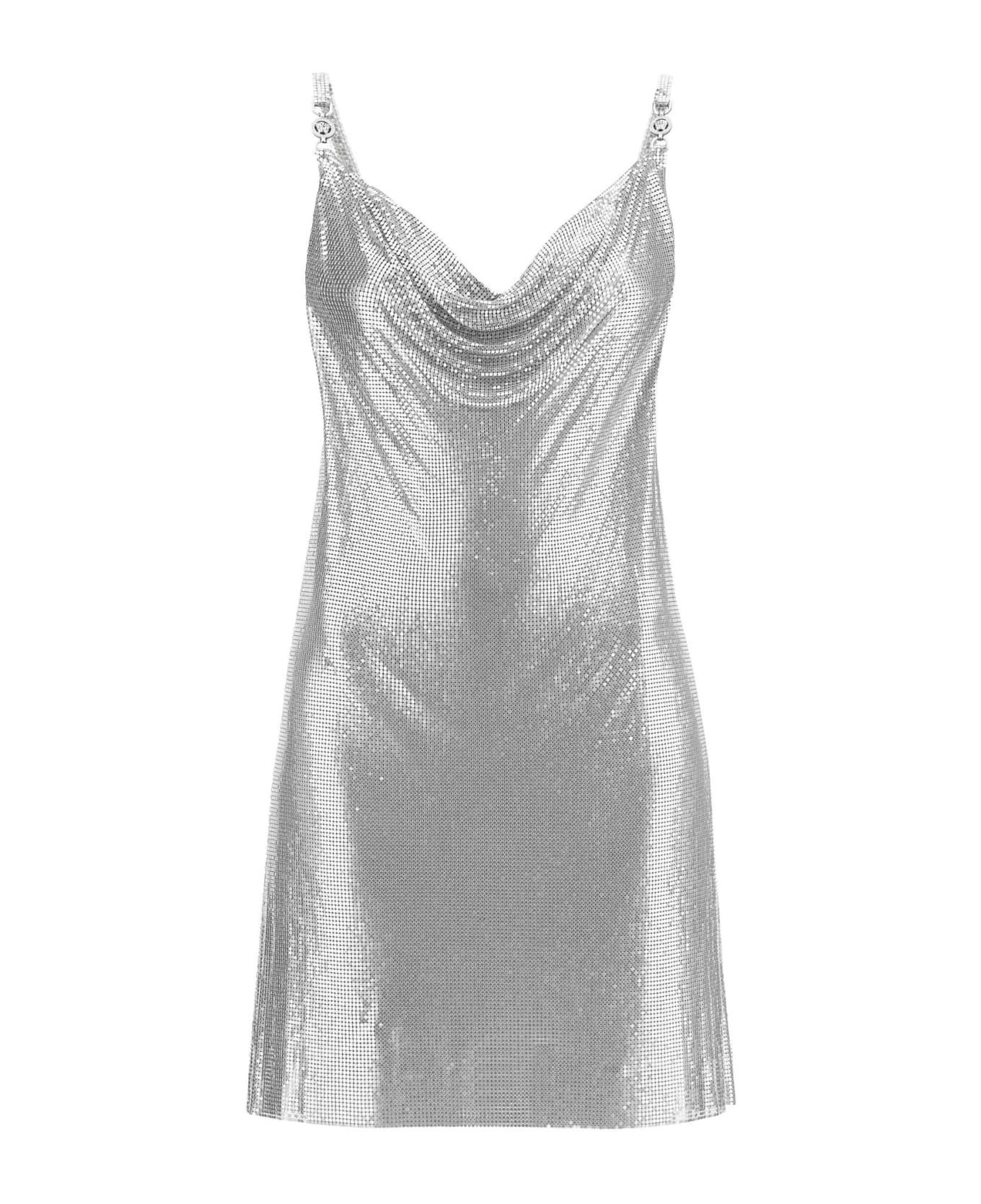 Versace Silver Metal Dress - NICKEL (Metallic)
