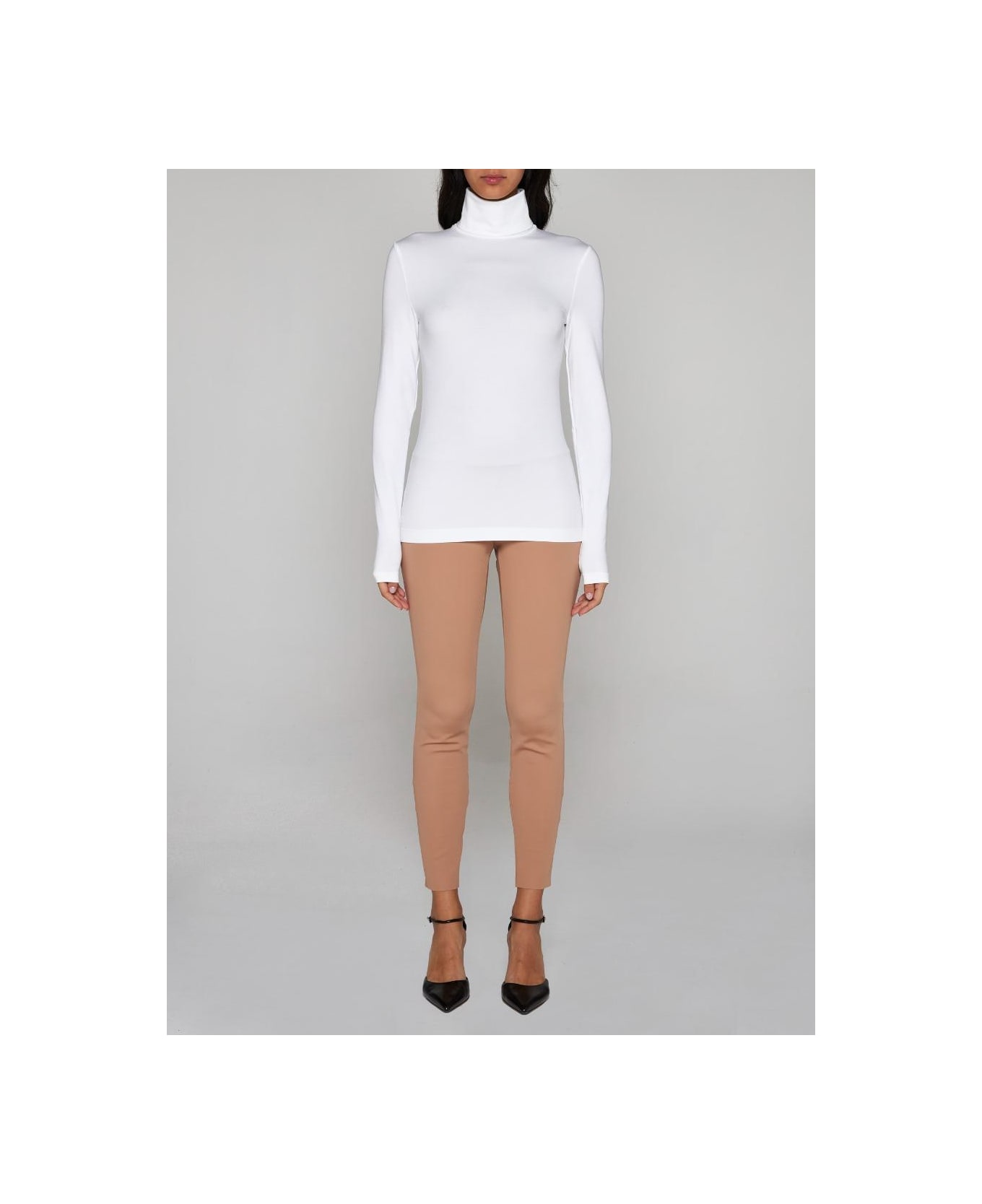 Wolford Aurora Modal-blend Turtleneck - WHITE