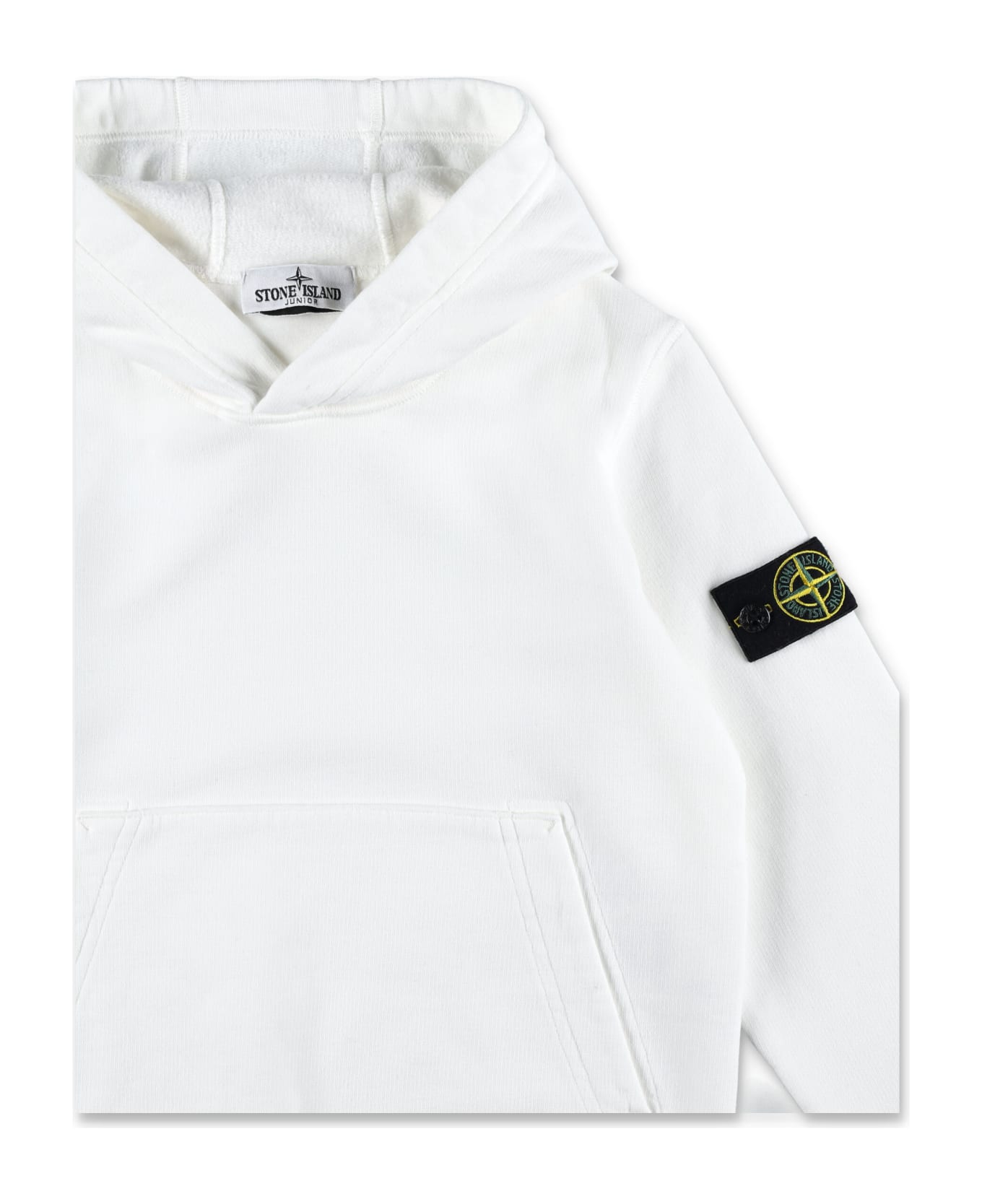 Stone Island Hoodie Basic - White