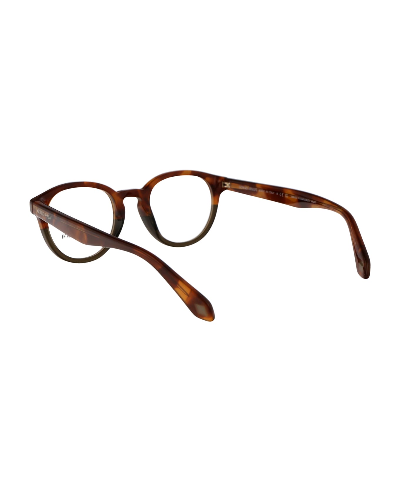 Giorgio Armani 0ar7248 Glasses - 5988 Havana Red/Opal Olive Green