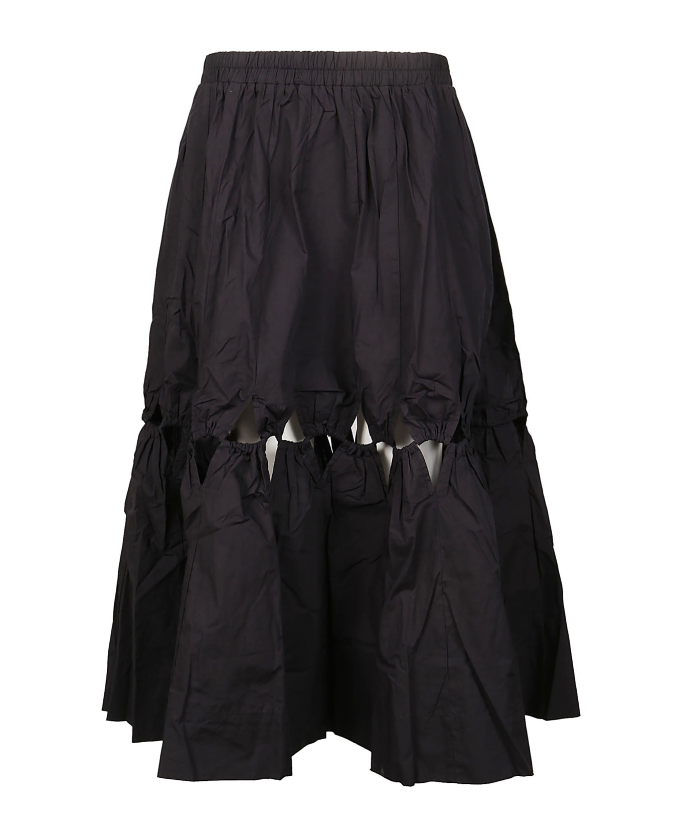 Sea New York Steph Cotton Cut Out Skirt - Black