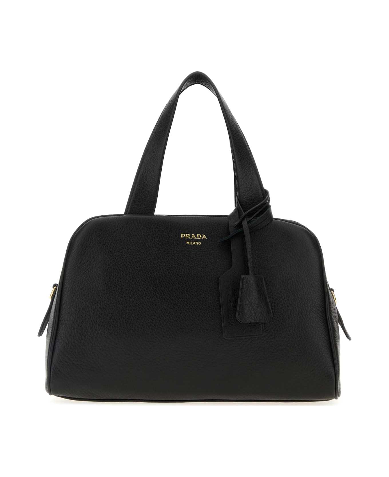 Prada Black Leather Handbag - NERO