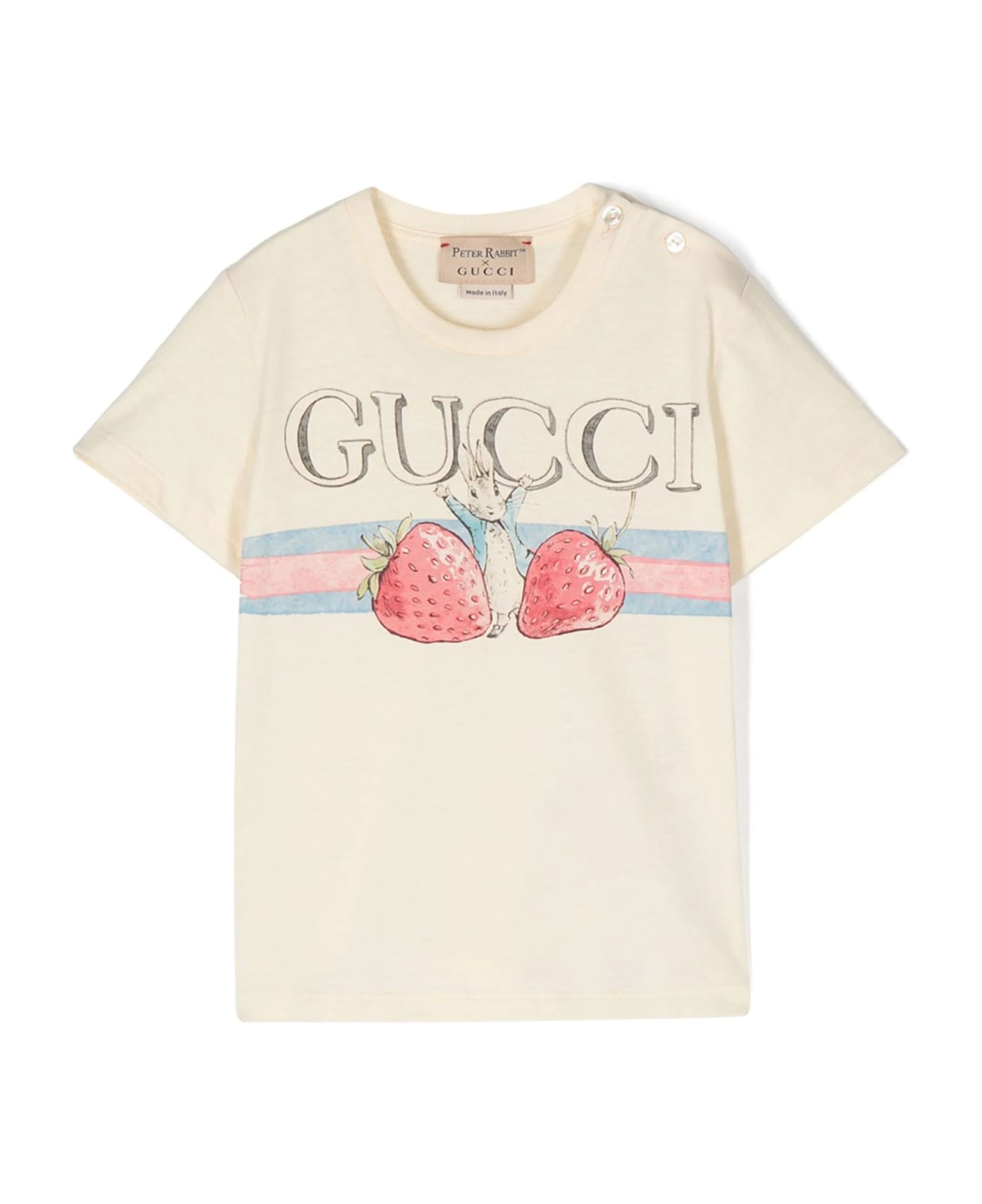 Gucci Kids T-shirts And Polos White - White Tシャツ＆ポロシャツ