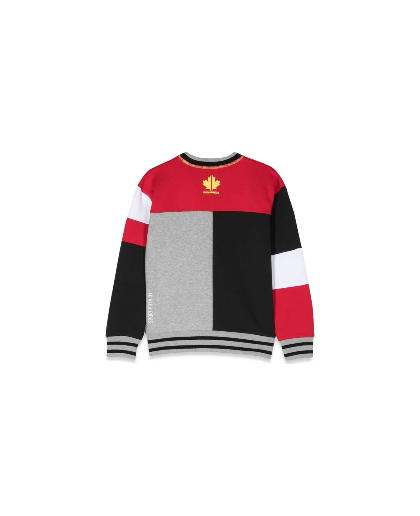 Dsquared2 07 Slouch Fit Crewneck Sweatshirt - MULTICOLOUR