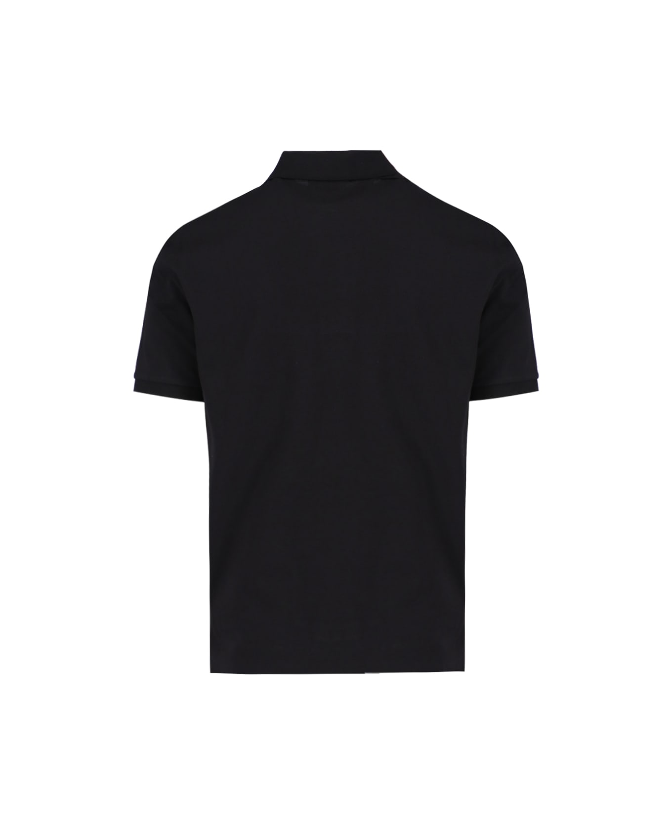 C.P. Company 'stretch Piquet' Regular Polo Shirt - Black