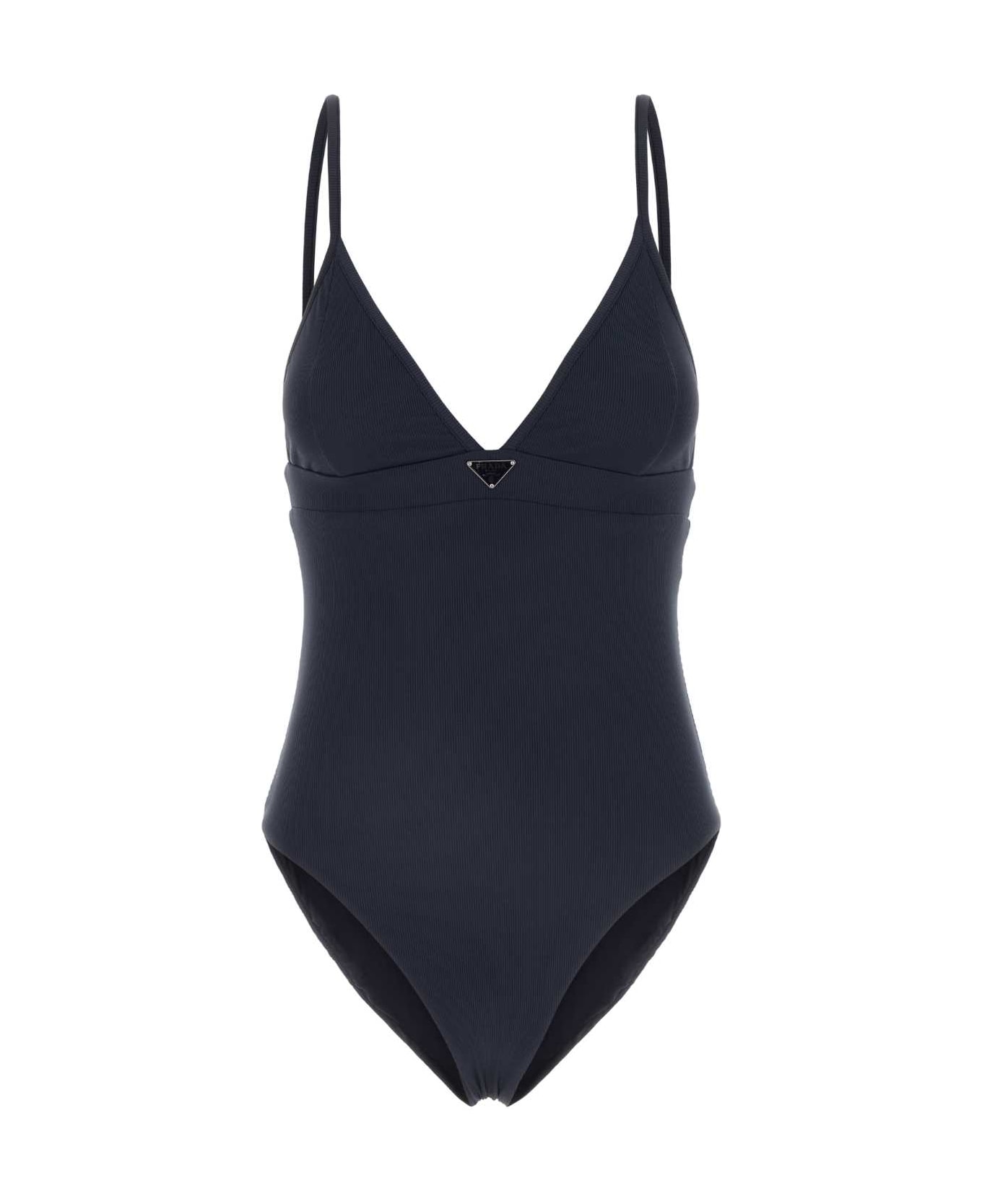 Prada Midnight Blue Stretch Nylon Swimsuit - BLEU