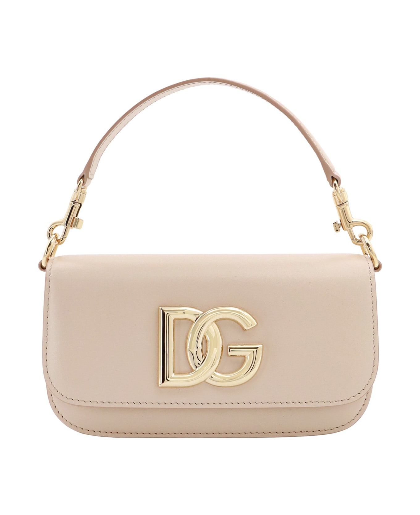 Dolce & Gabbana Leather Bag - Beige ショルダーバッグ