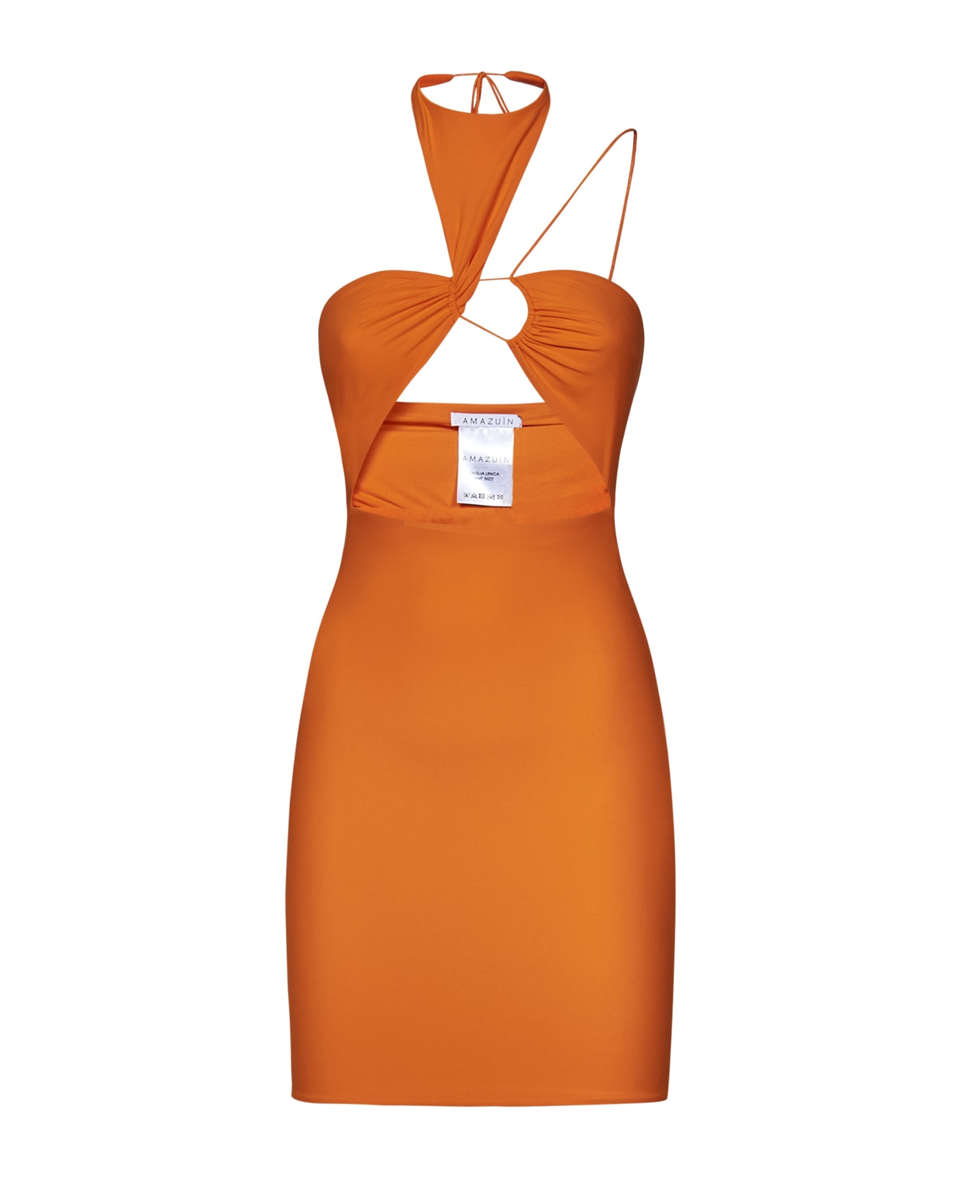 Amazuìn Kaya Mini Dress - Orange ワンピース＆ドレス
