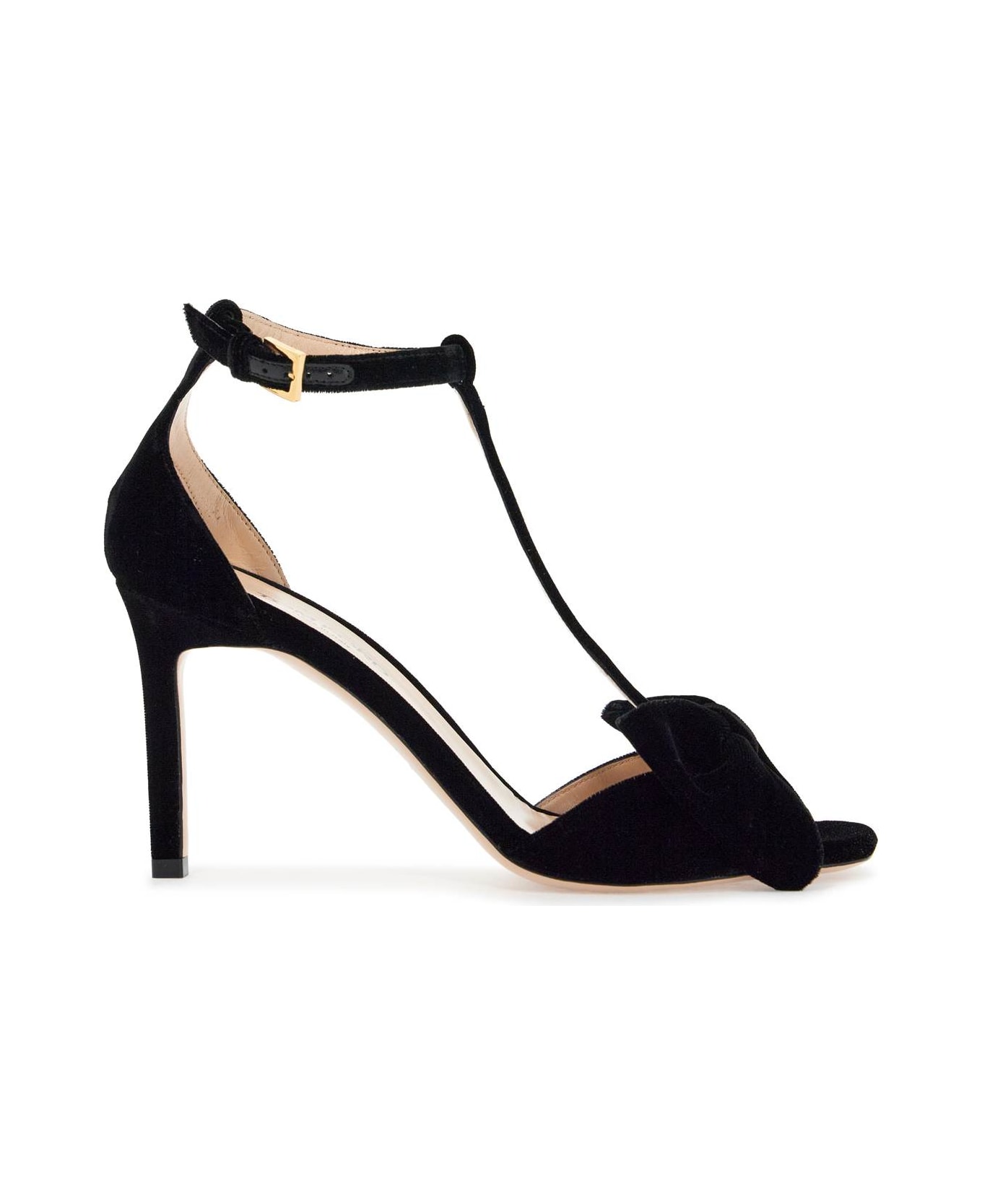 Tom Ford Velvet Sandals - BLACK (Black)