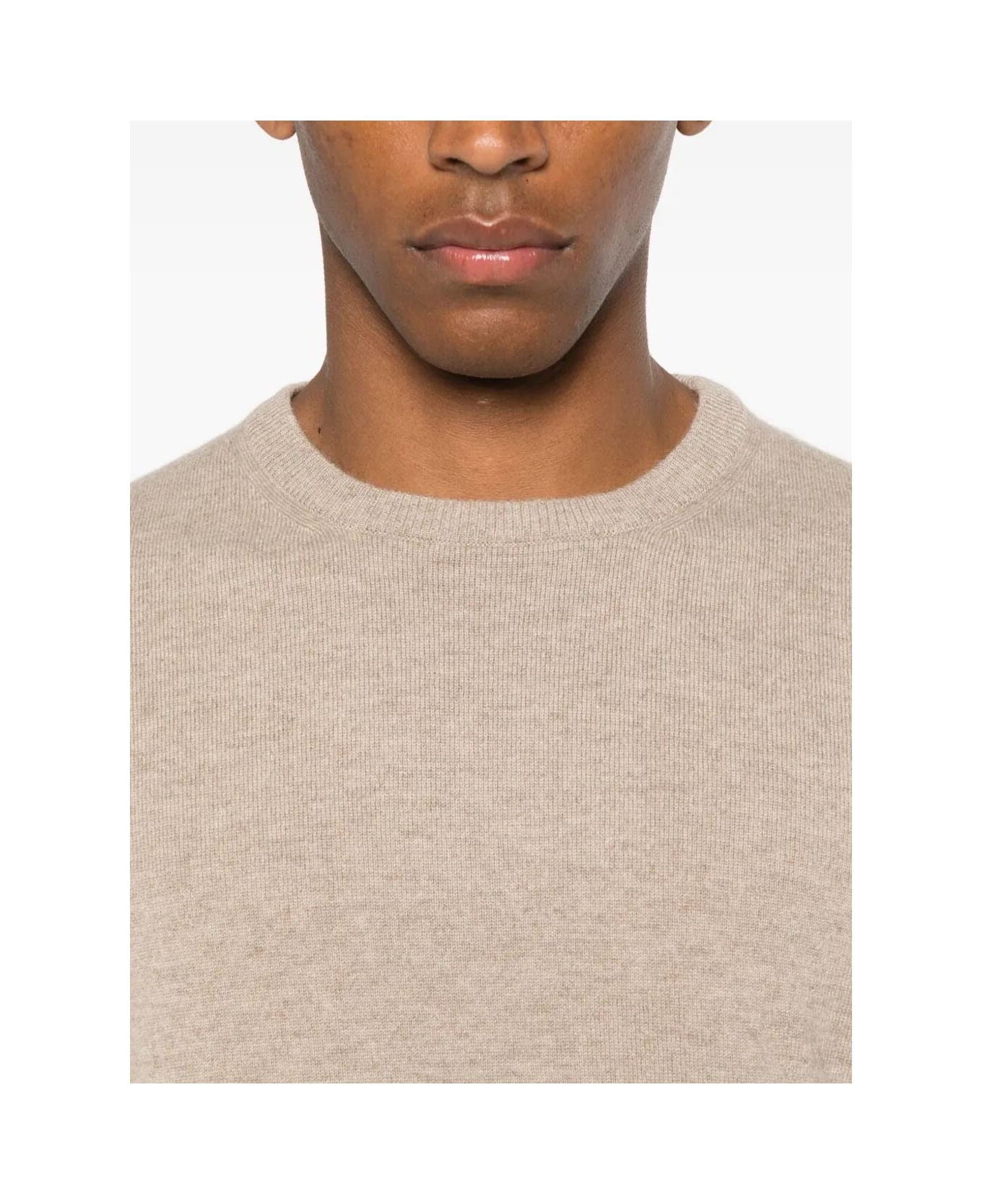 Malo Roundneck - Beige Grey