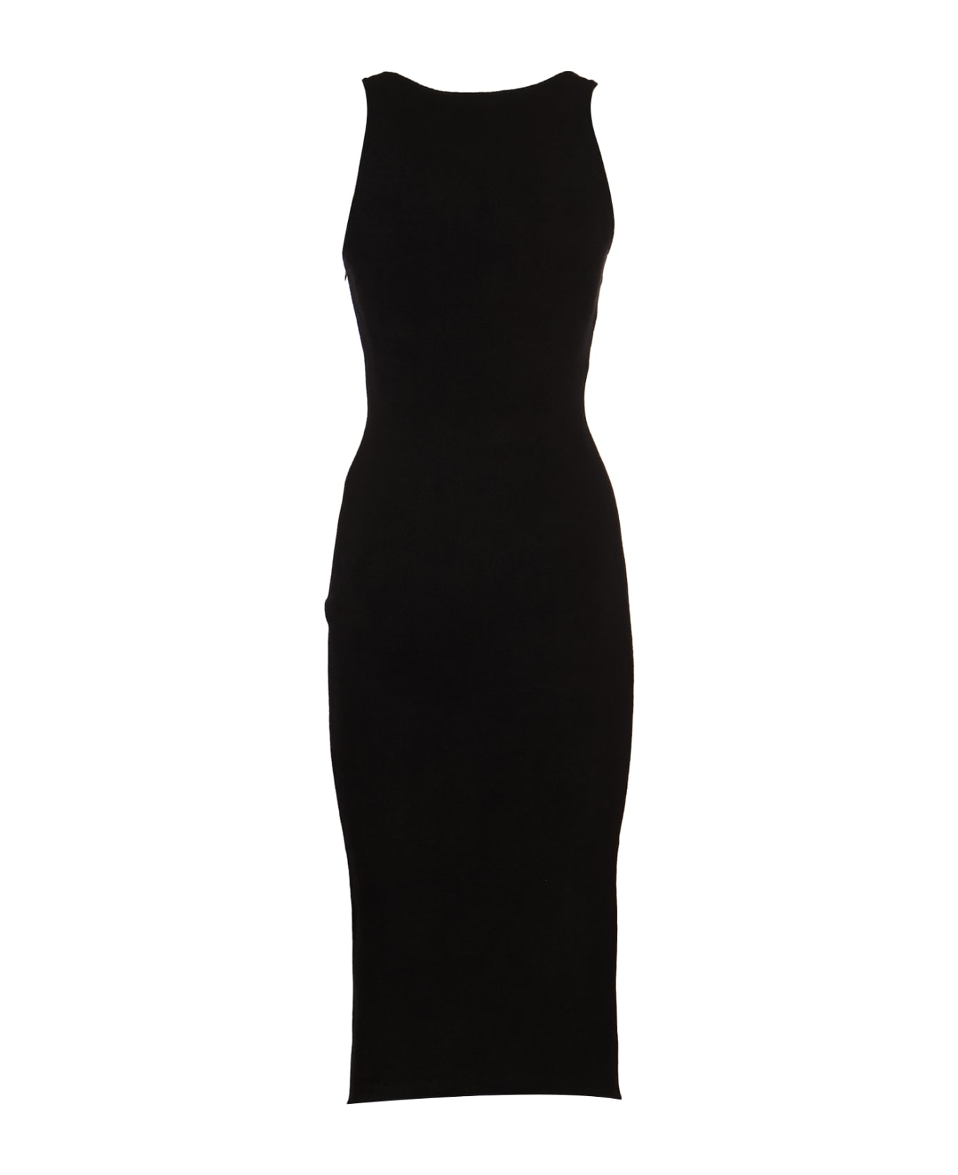 Philosophy di Lorenzo Serafini Sleeveless Slim Knit Dress - Black