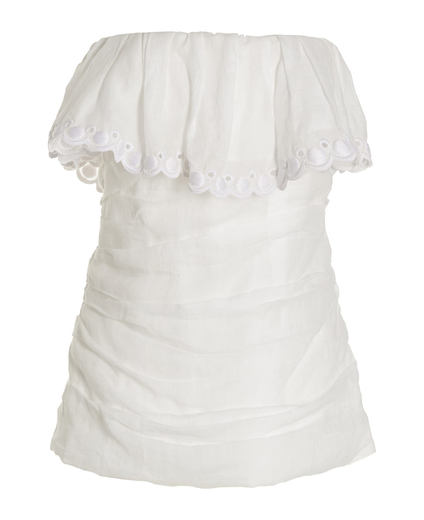 Isabel Marant Off-the-shoulder Top - White ワンピース＆ドレス