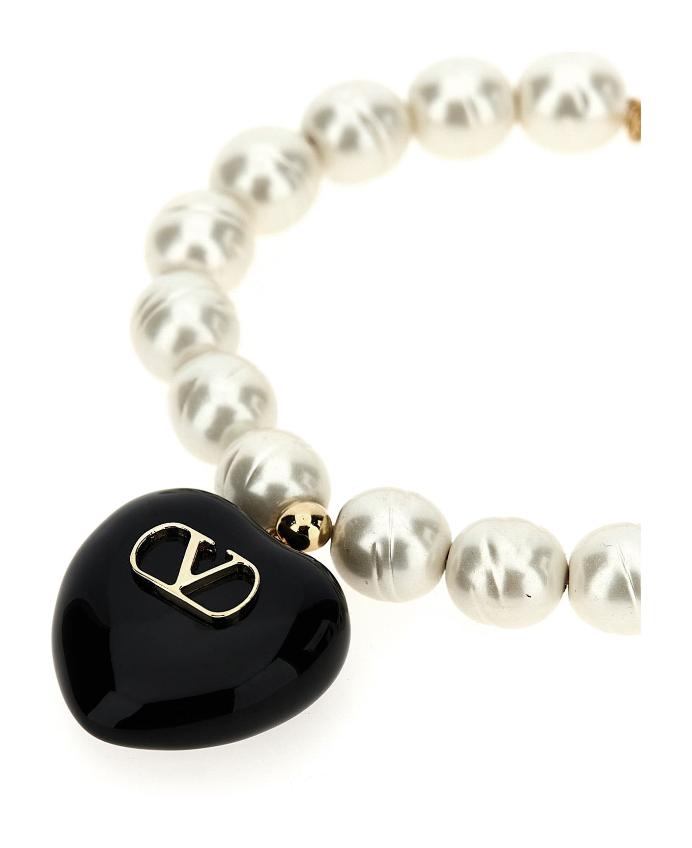 Valentino Garavani 'coeur Royal' Bracelet - White
