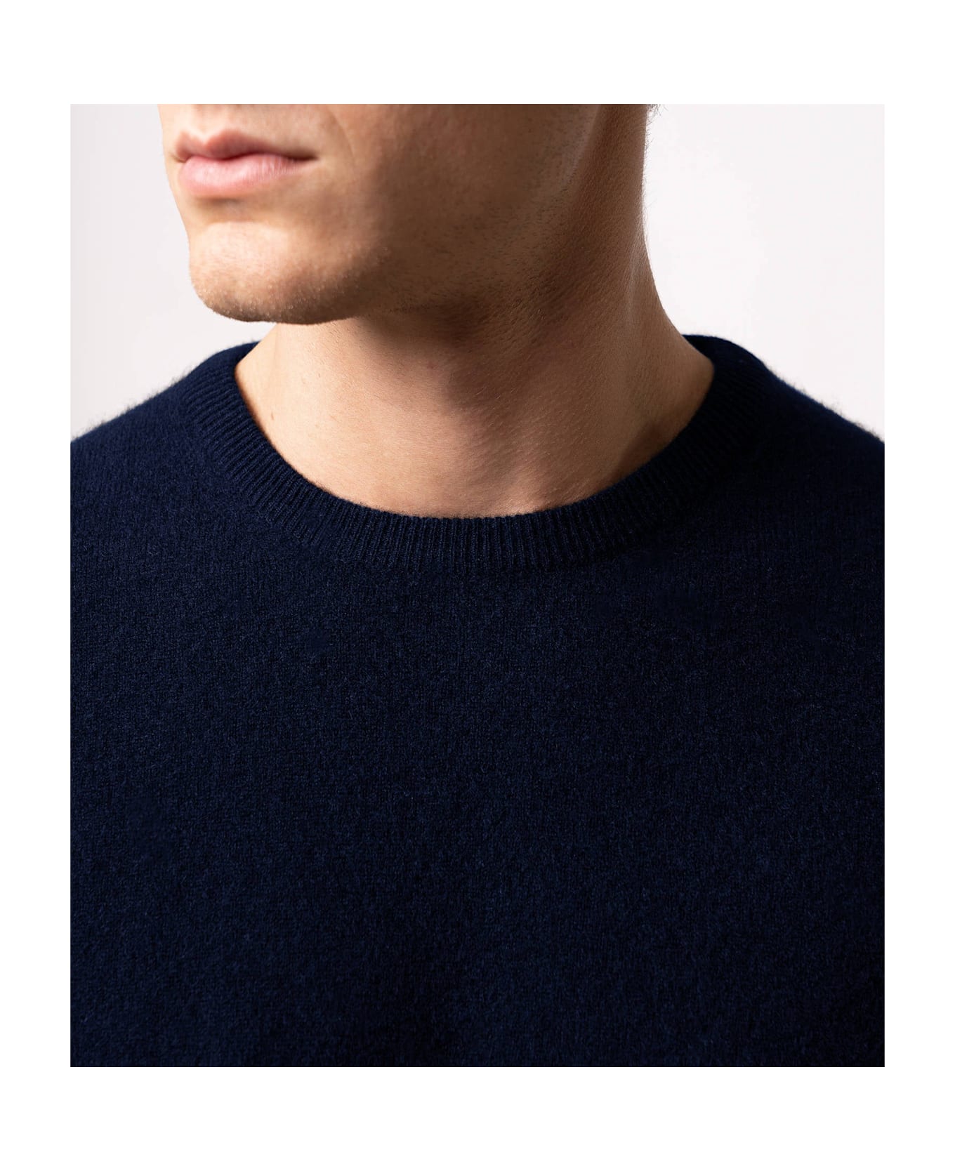 Larusmiani Crewneck Sweater Aspen Sweater - Navy