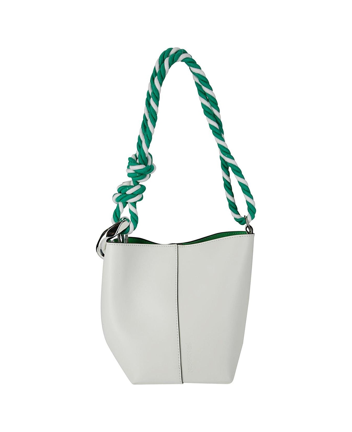 J.W. Anderson Jwa Corner Small Bucket Bag - OFF WHITE