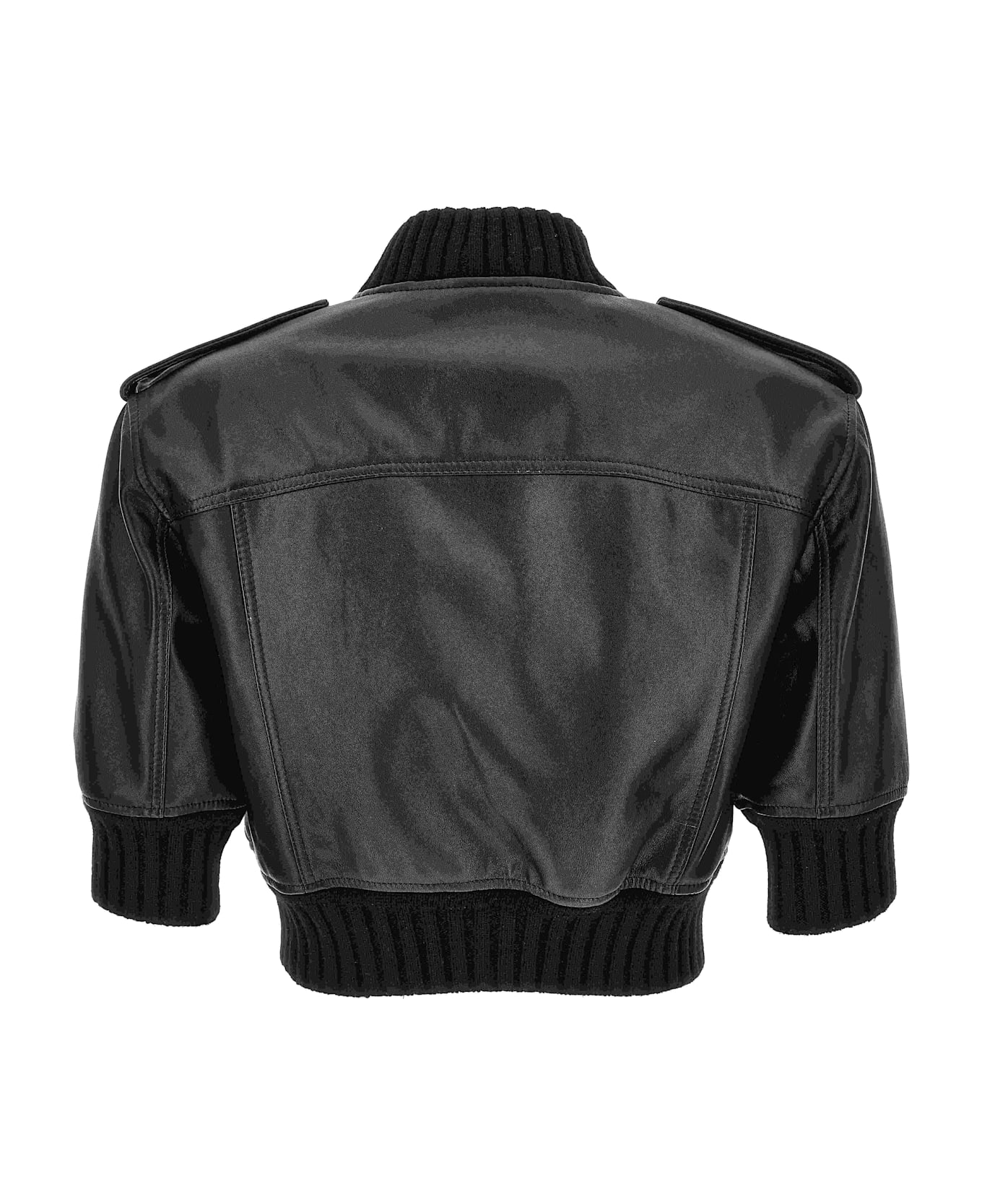Versace Jeans Couture Leather Jacket - Black