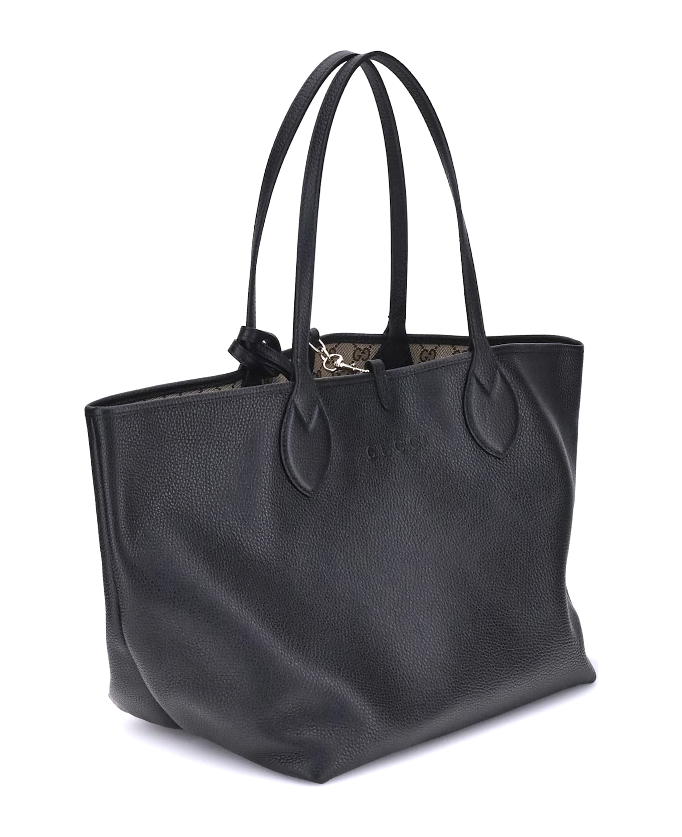 Gucci Totissima Tote Bag - Black Beige Ebony