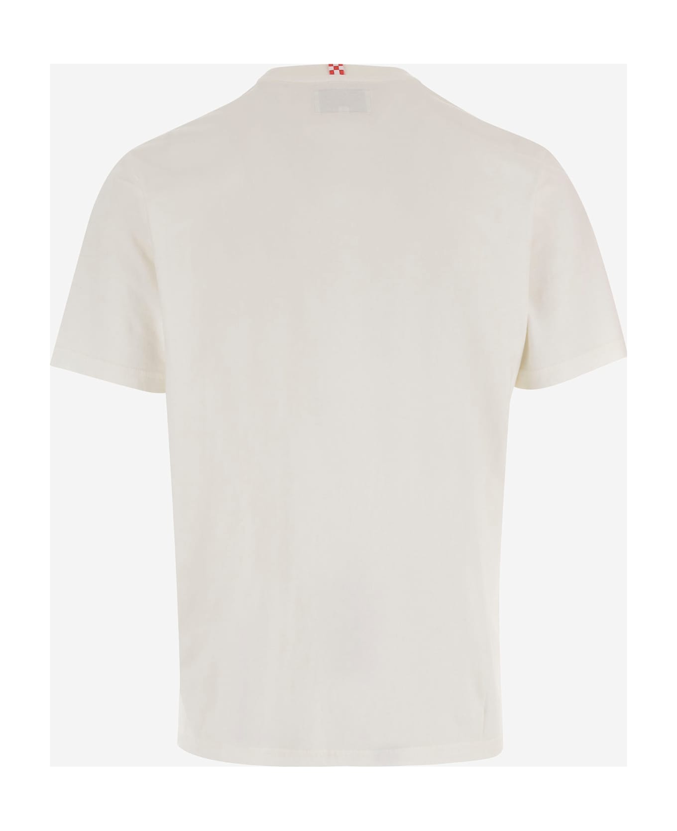 MC2 Saint Barth Cotton T-shirt With Logo - White