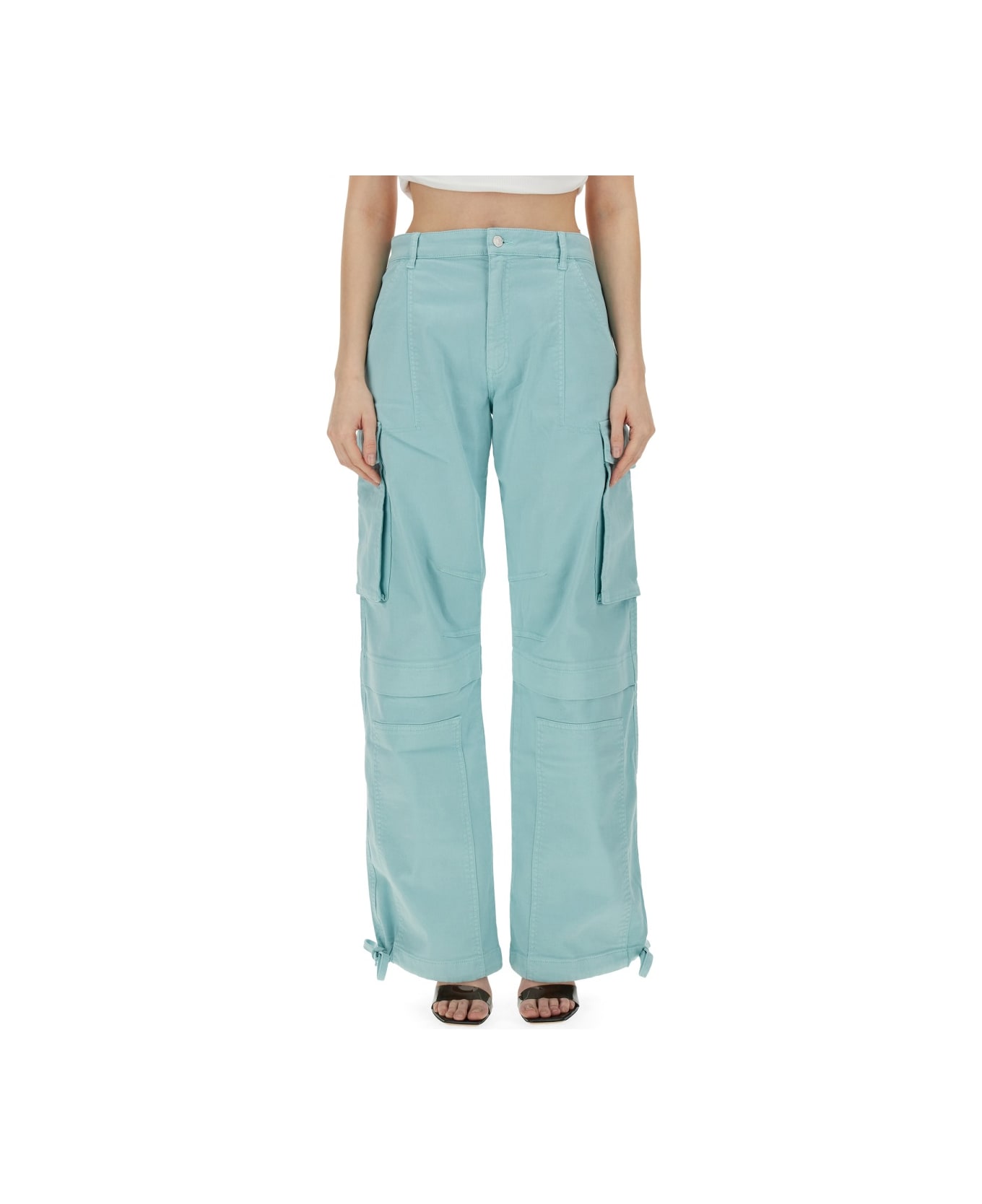 M05CH1N0 Jeans Cargo Pants - BABY BLUE