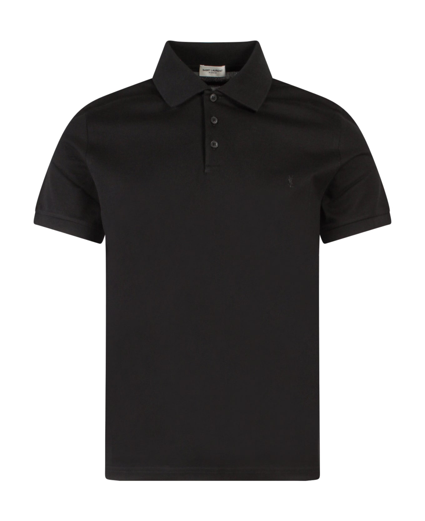 Saint Laurent Polo Shirt - Black