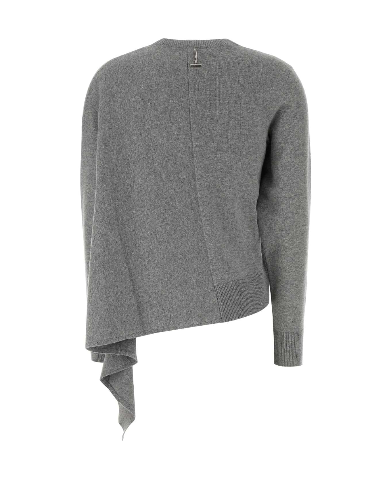 Alexander McQueen Grey Cashmere Blend Sweater - PALEGREYMELANGE