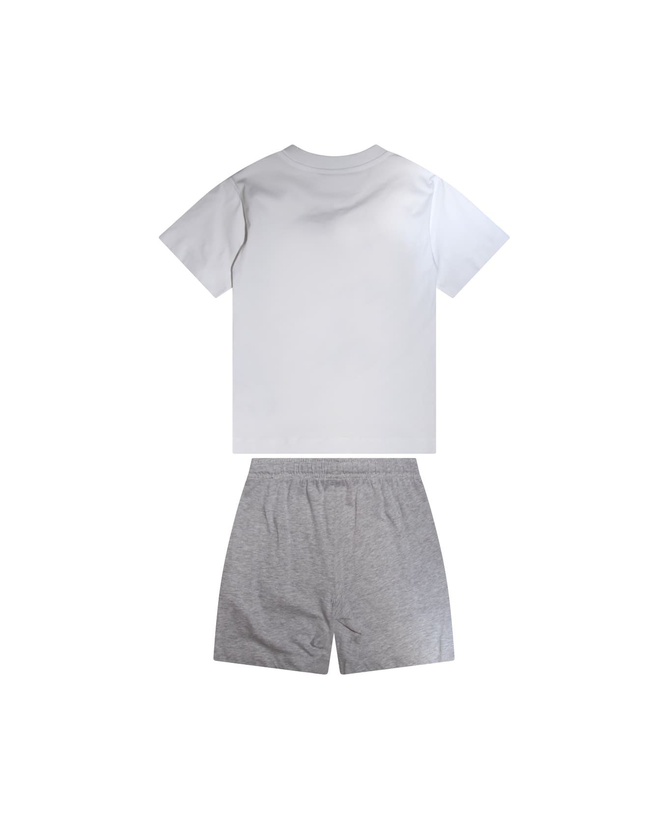 Moschino White And Grey Cotton Jumpsuit - White ニットウェア＆スウェットシャツ