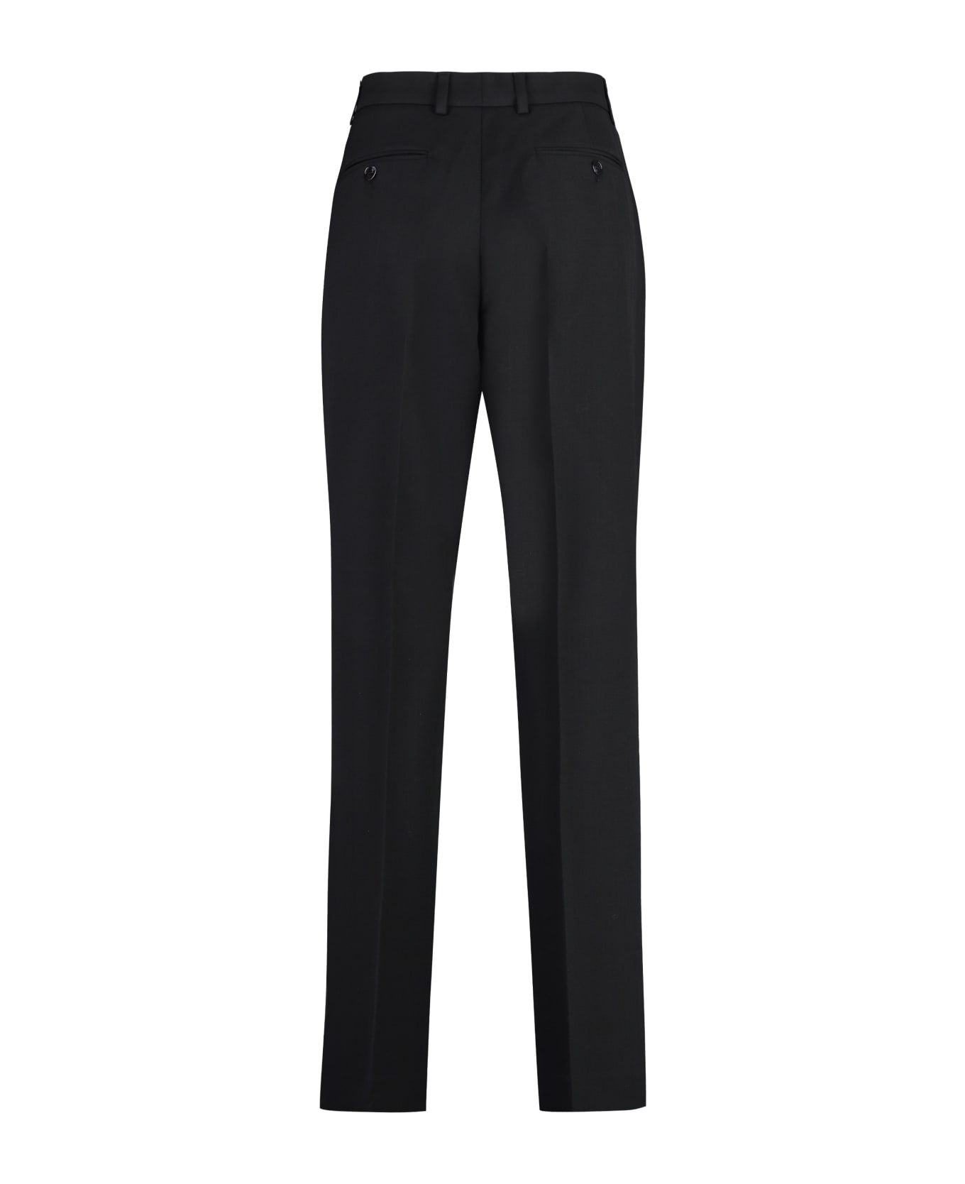 Acne Studios Wool Blend Tailored Trousers - black