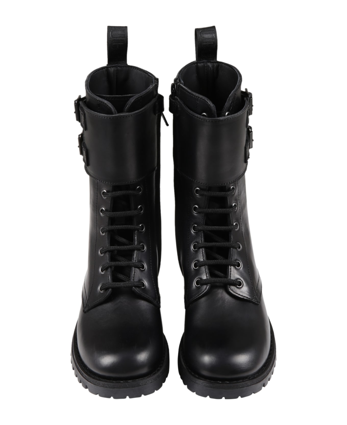 Gallucci Black Boots For Girl - Black