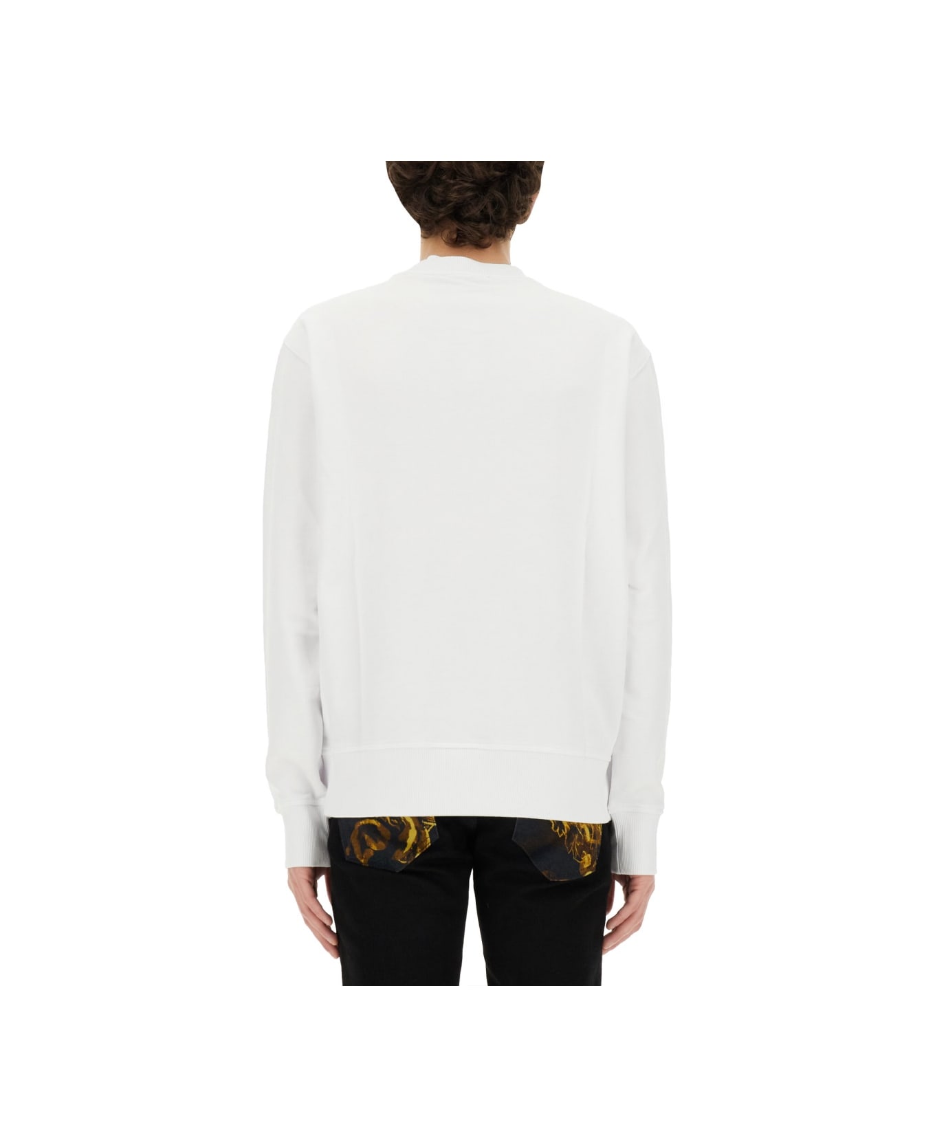 Versace Jeans Couture Sweatshirt With Logo - WHITE