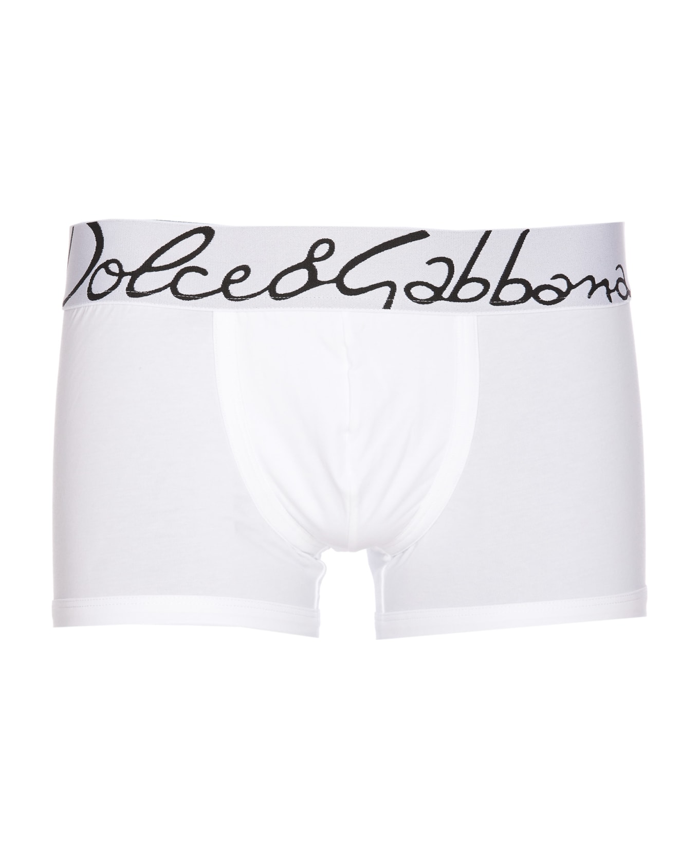 Dolce & Gabbana Logo Boxer - White