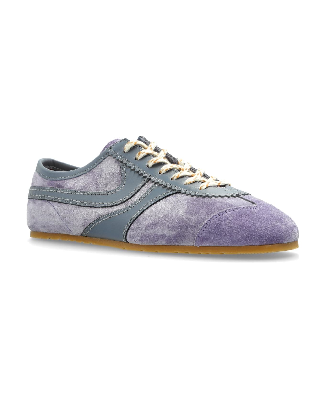 Dries Van Noten Leather Sports Shoes - LILAC