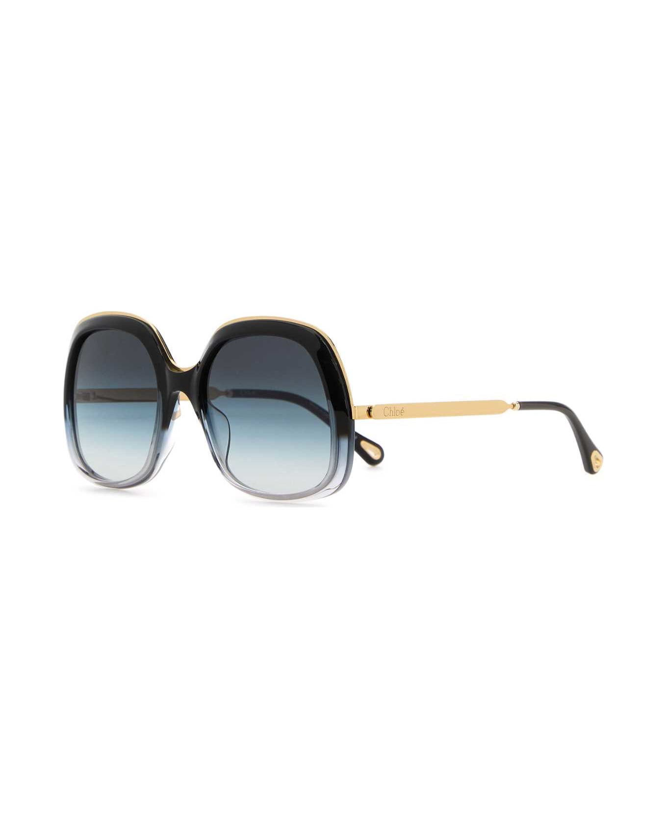 Chloé Black Acetate Sunglasses - GREYGOLDGREY