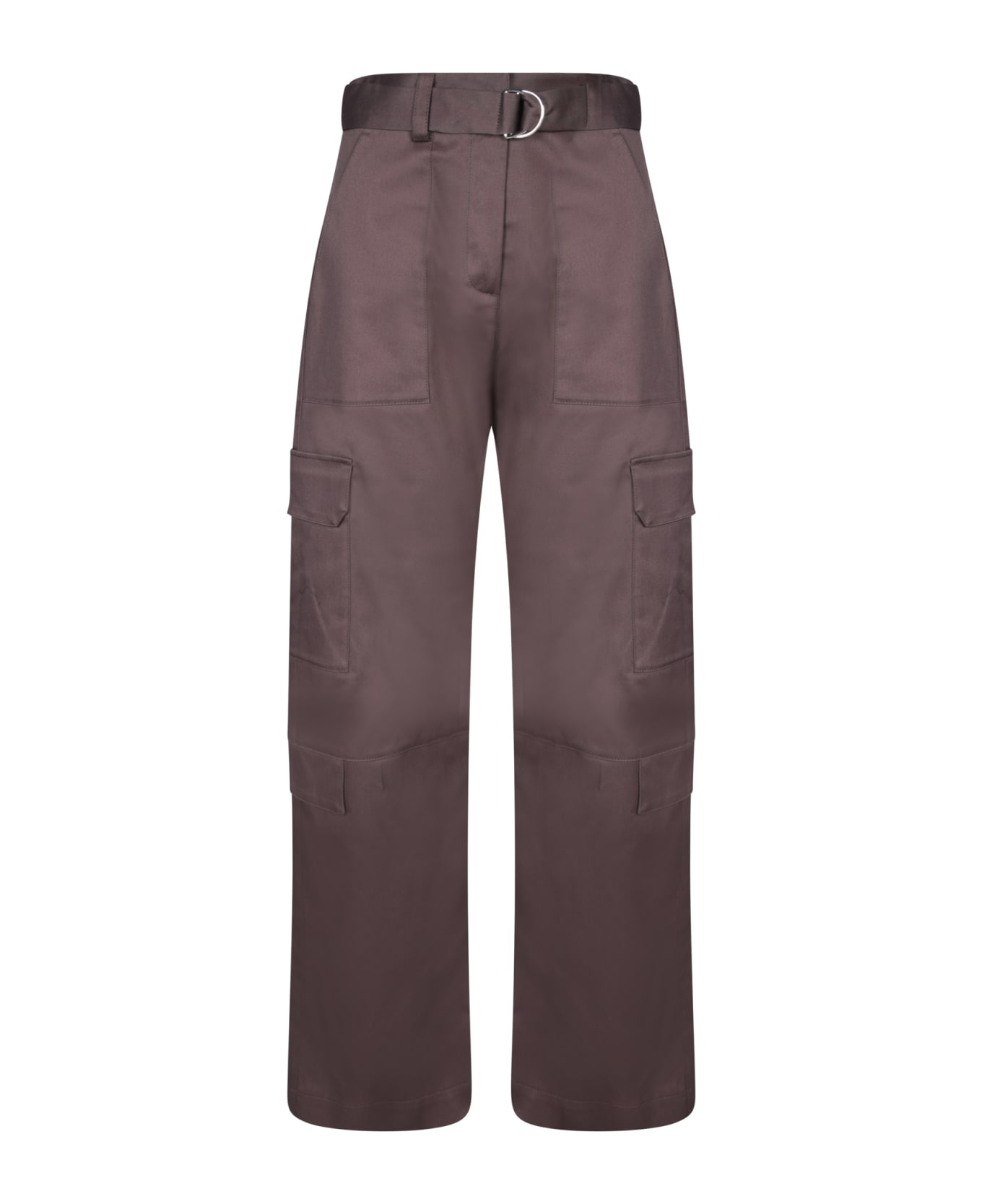 MSGM Brown Cargo Trousers - Brown