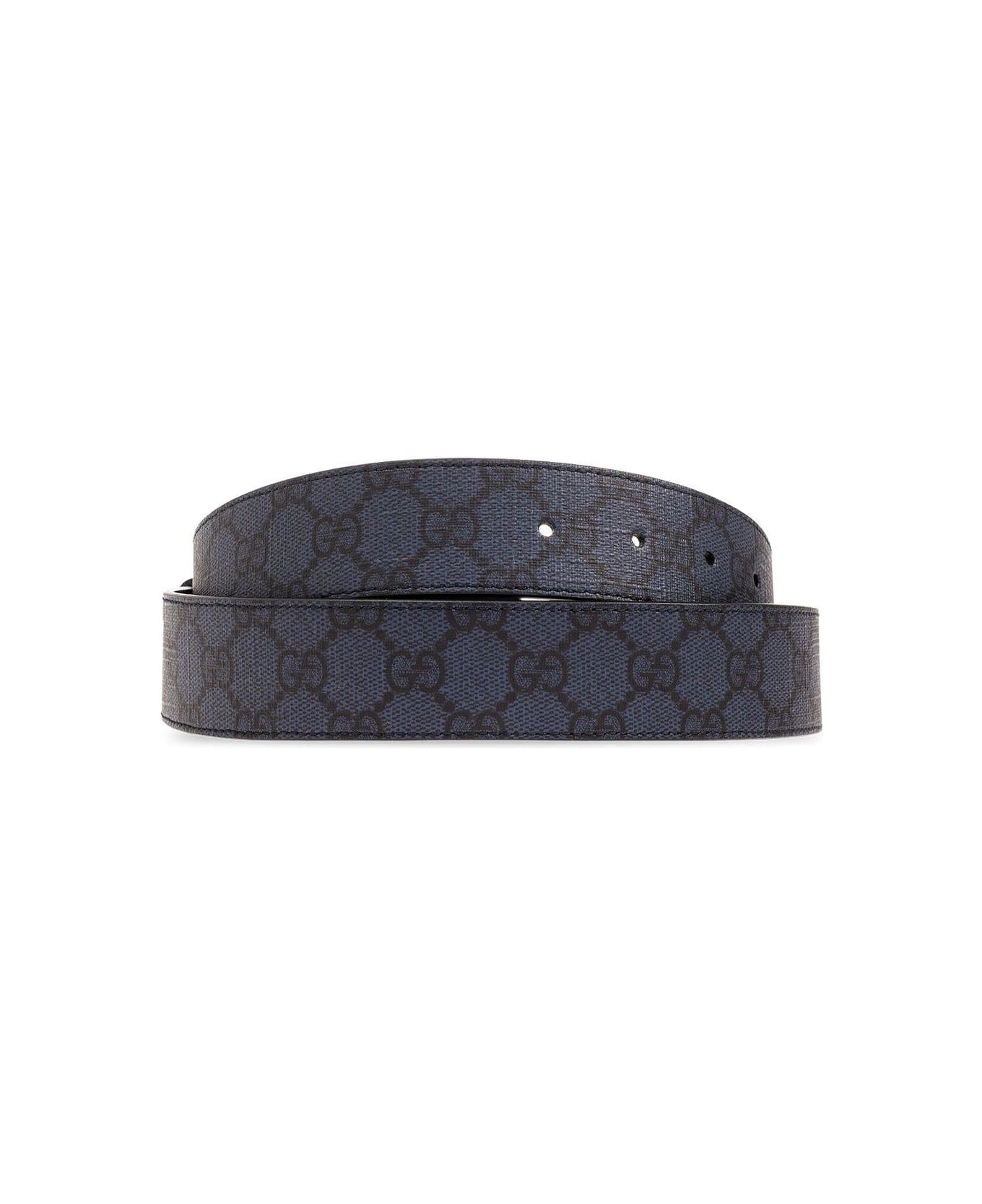 Gucci Reversible Gg Marmont Belt - Blue ベルト