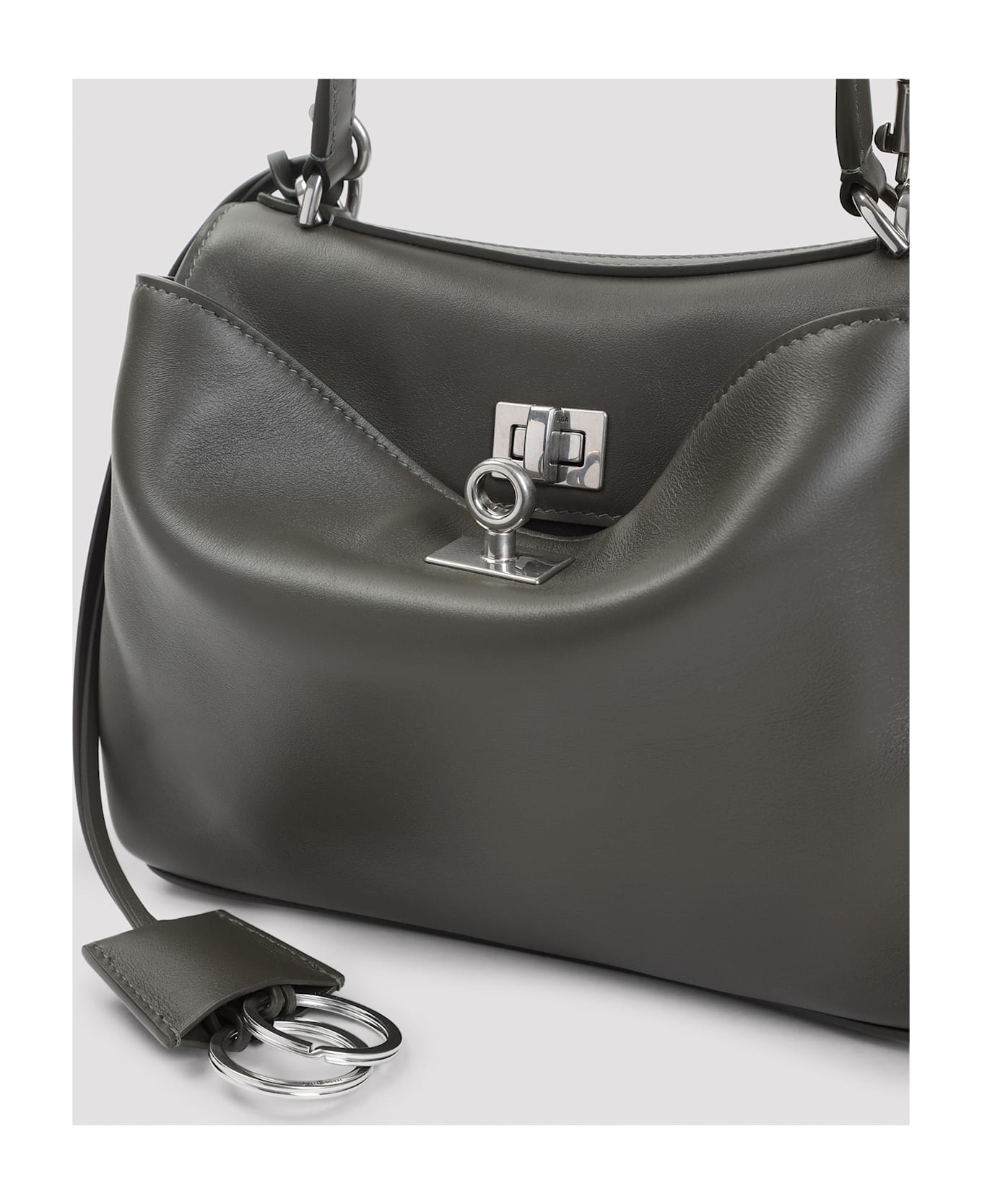 Balenciaga Rodeo Top Handle Handbag - Khaki