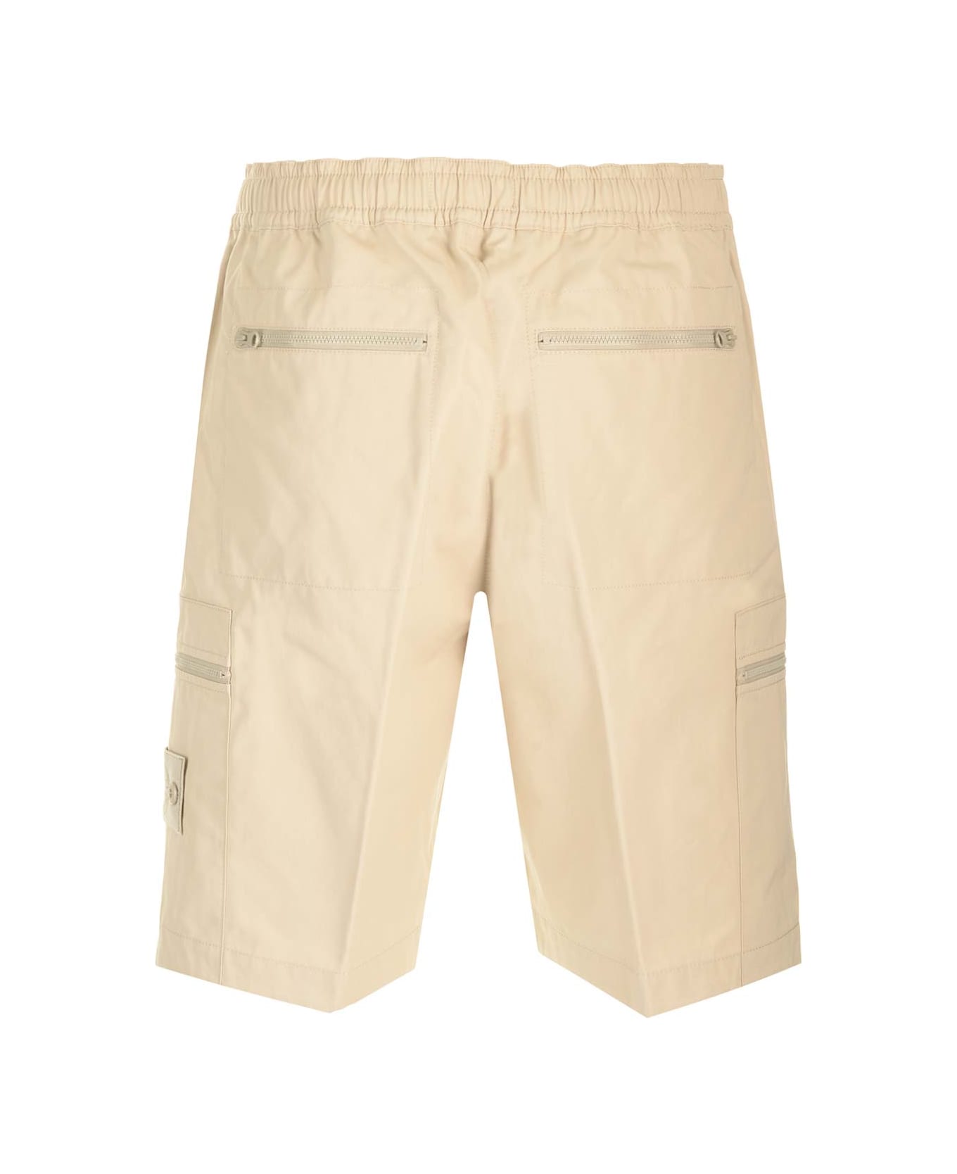 Stone Island Bermuda Cargo Shorts - Nude & Neutrals