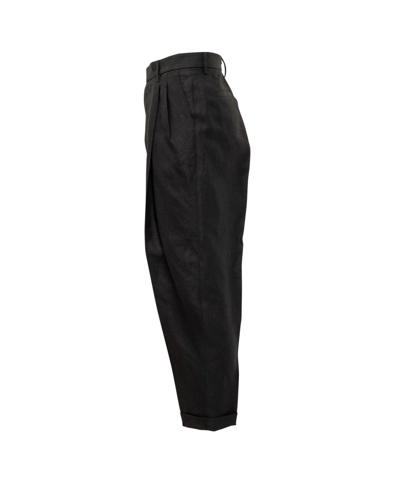 Dolce & Gabbana Pressed Crease Pants - Nero