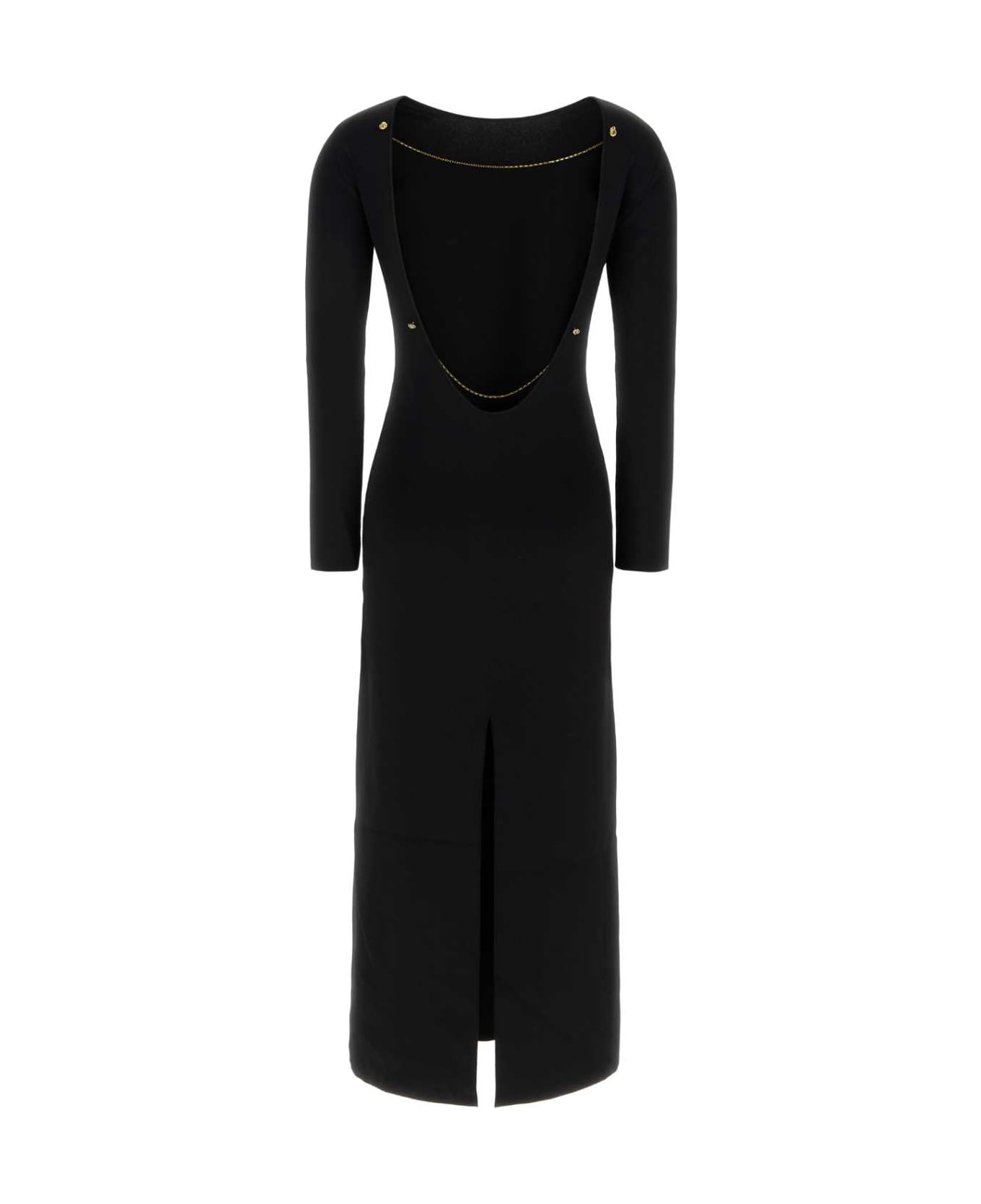 Bottega Veneta Black Viscose Dress - Black