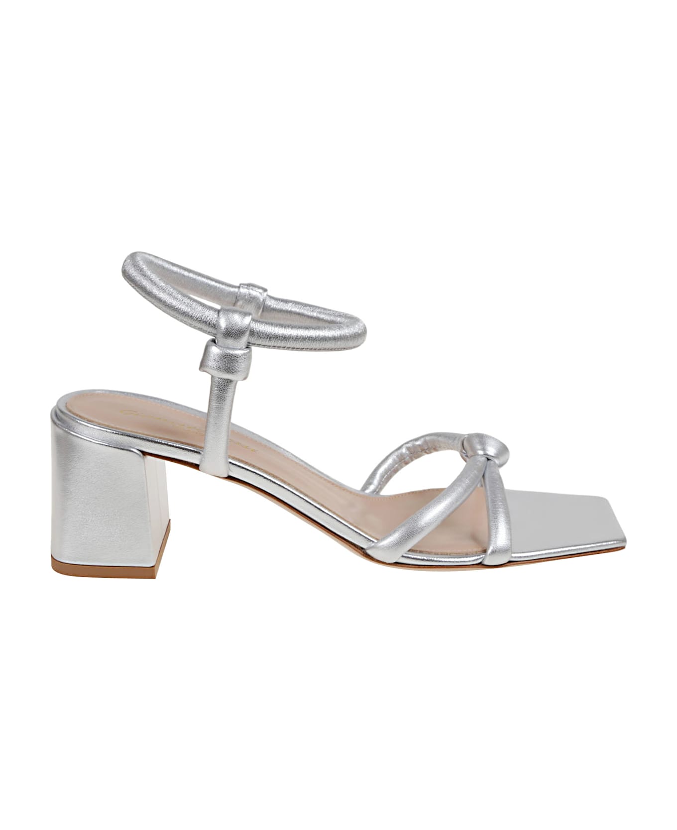 Gianvito Rossi G32445 Nappa Silk - Arge Silver