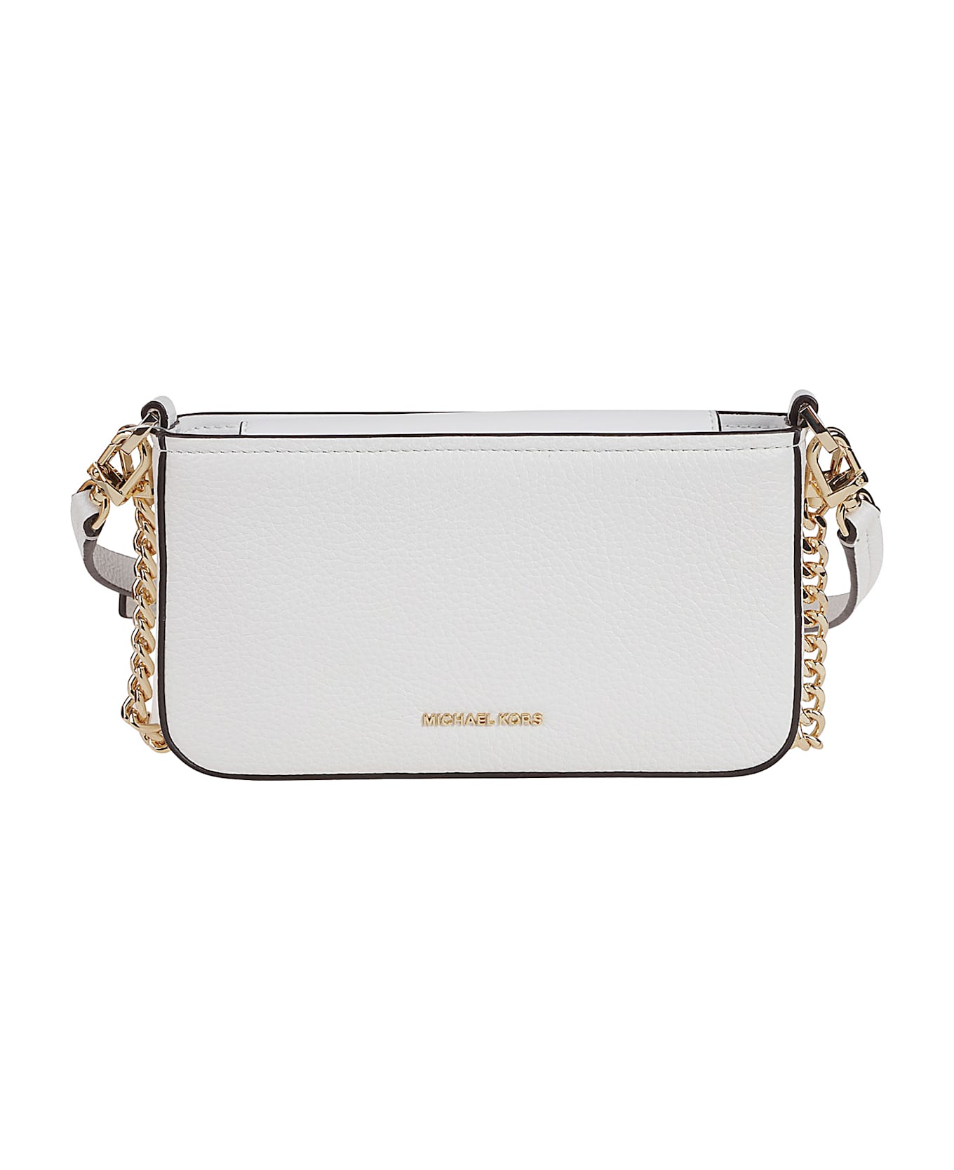 Michael Kors Bryant Small Convertible Crossbody Pouchette Bag - Optic White
