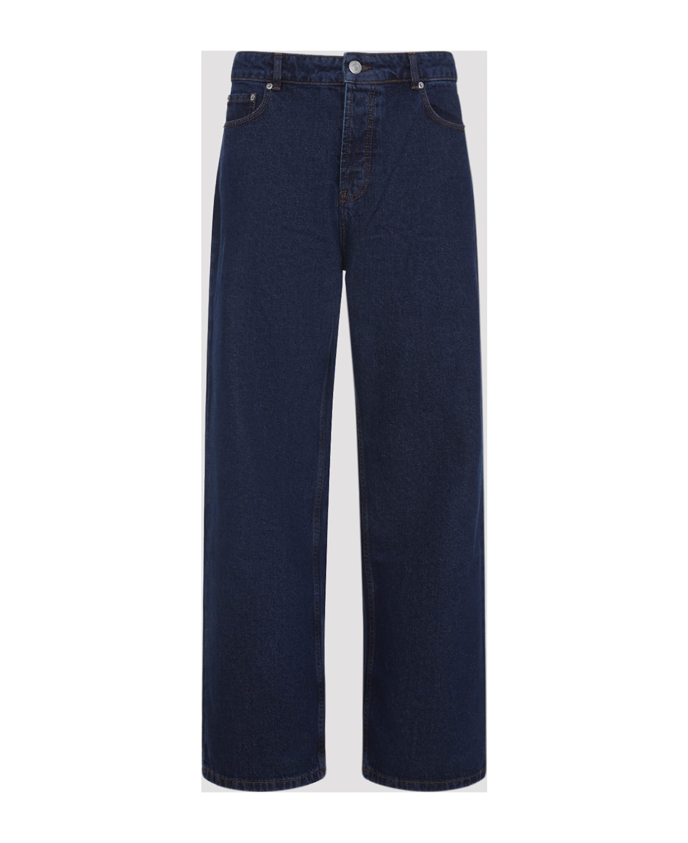 Ami Alexandre Mattiussi Large Fit Jeans - Anthracite