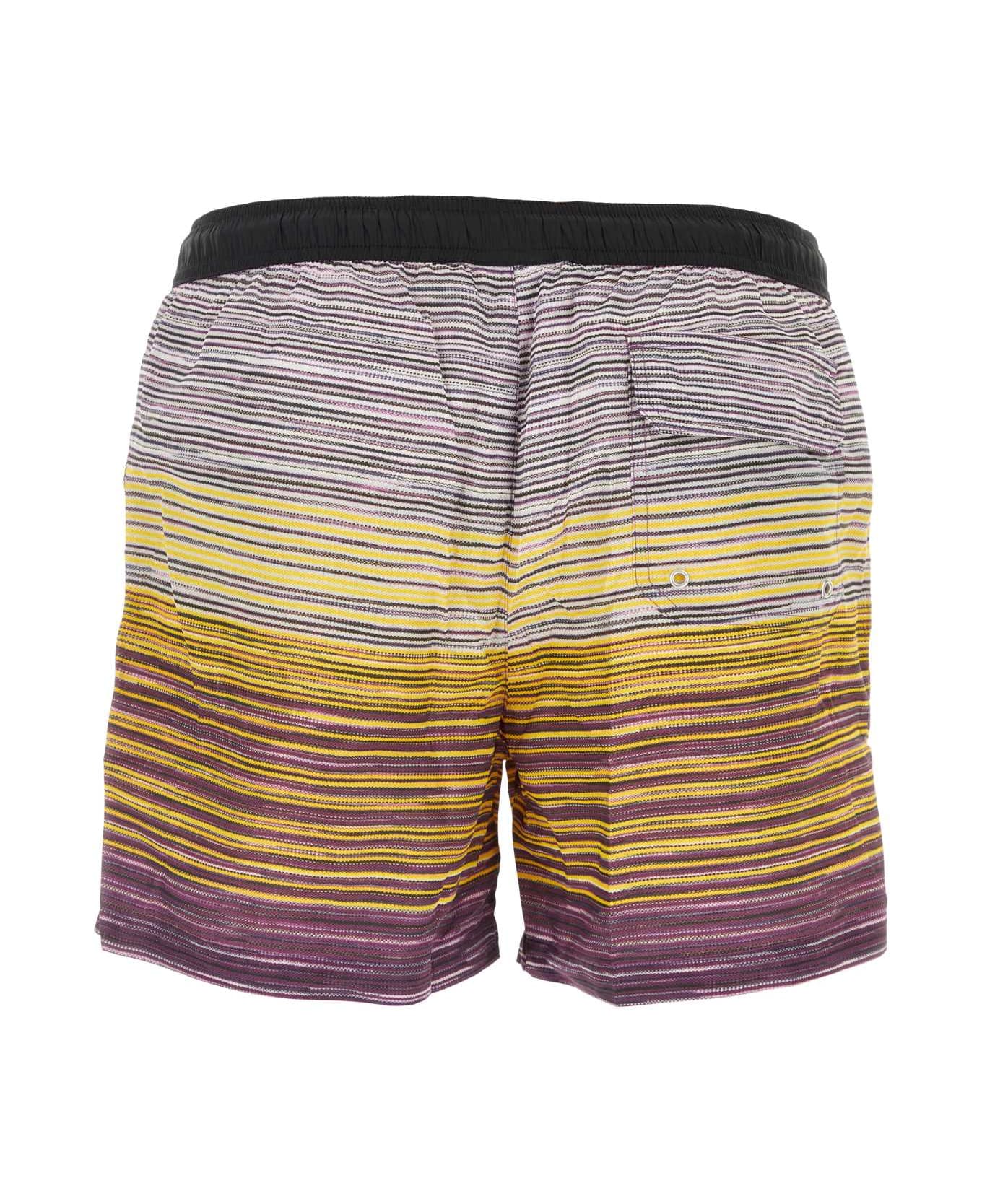 Missoni Printed Polyester Blend Swimming Shorts - YELVIOPUR 水着