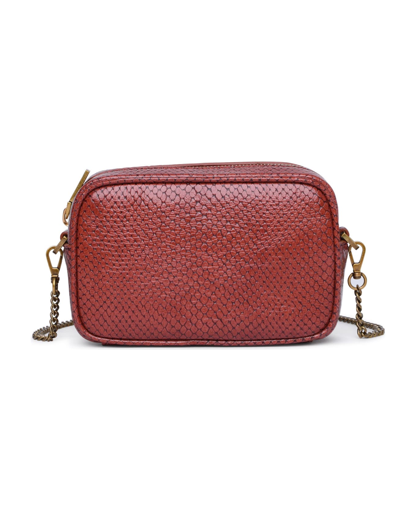 Golden Goose 'star' Mini Bag In Brown Leather - Red ショルダーバッグ