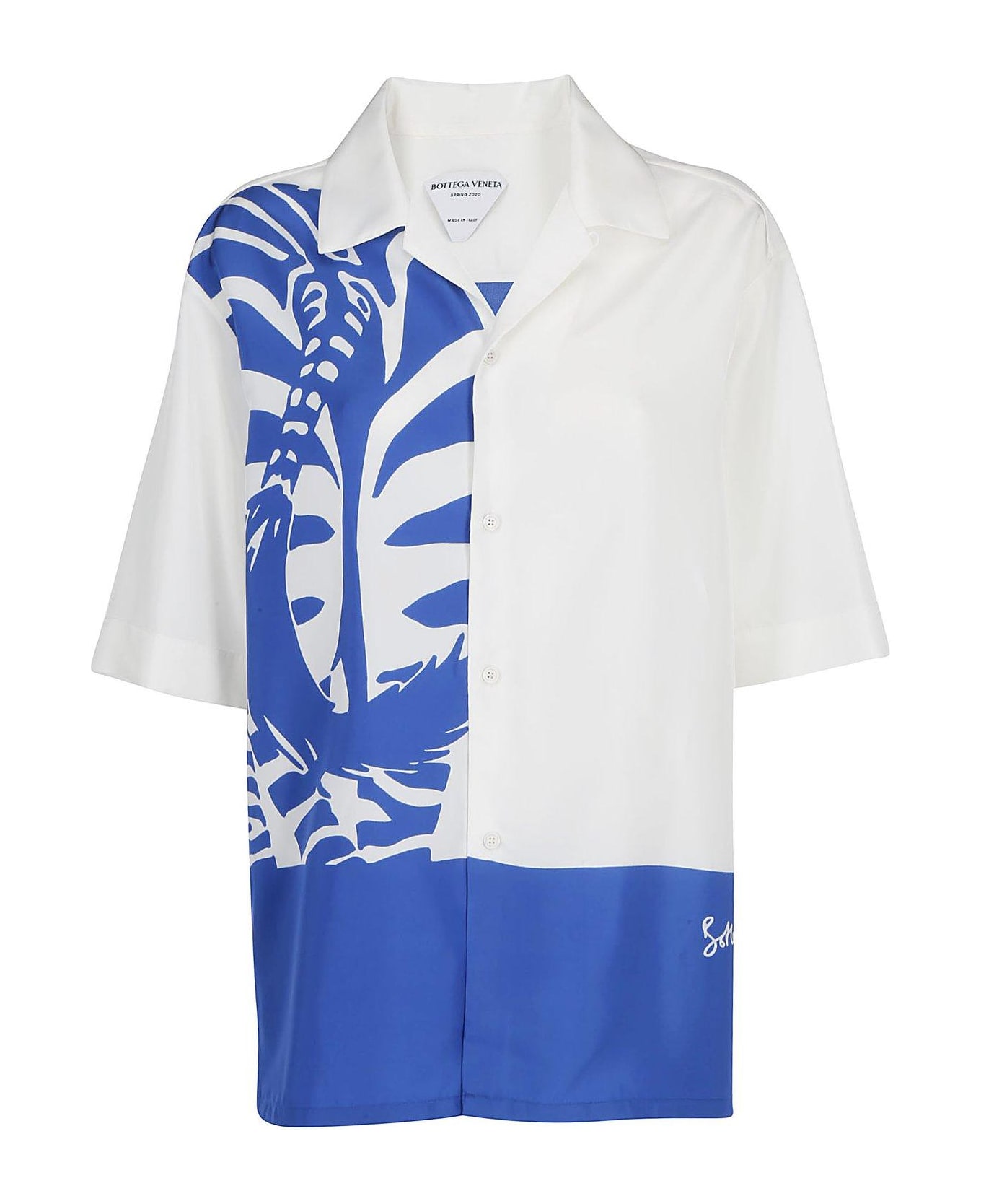 Bottega Veneta Zebra Short-sleeve Shirt - 8826