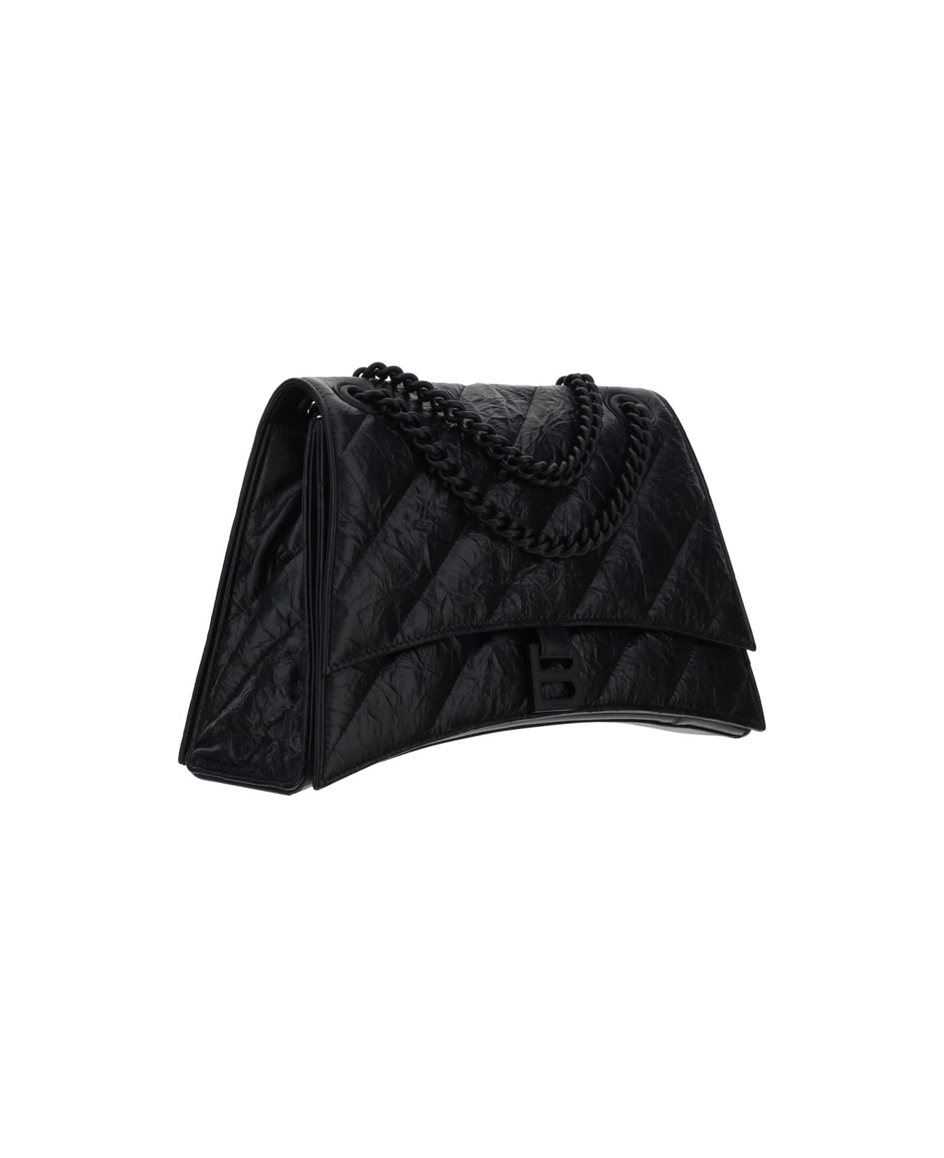 Balenciaga Crush Chain Bag - Black