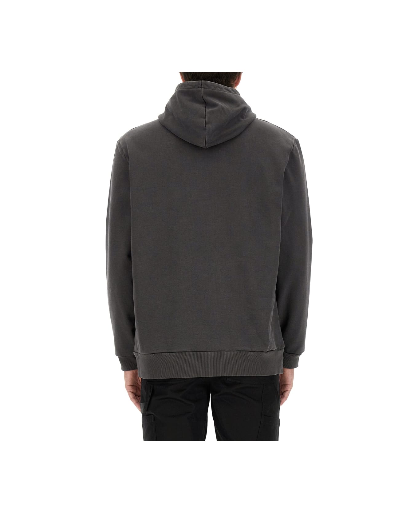 Fred Perry Sweatshirt With Logo - CHARCOAL