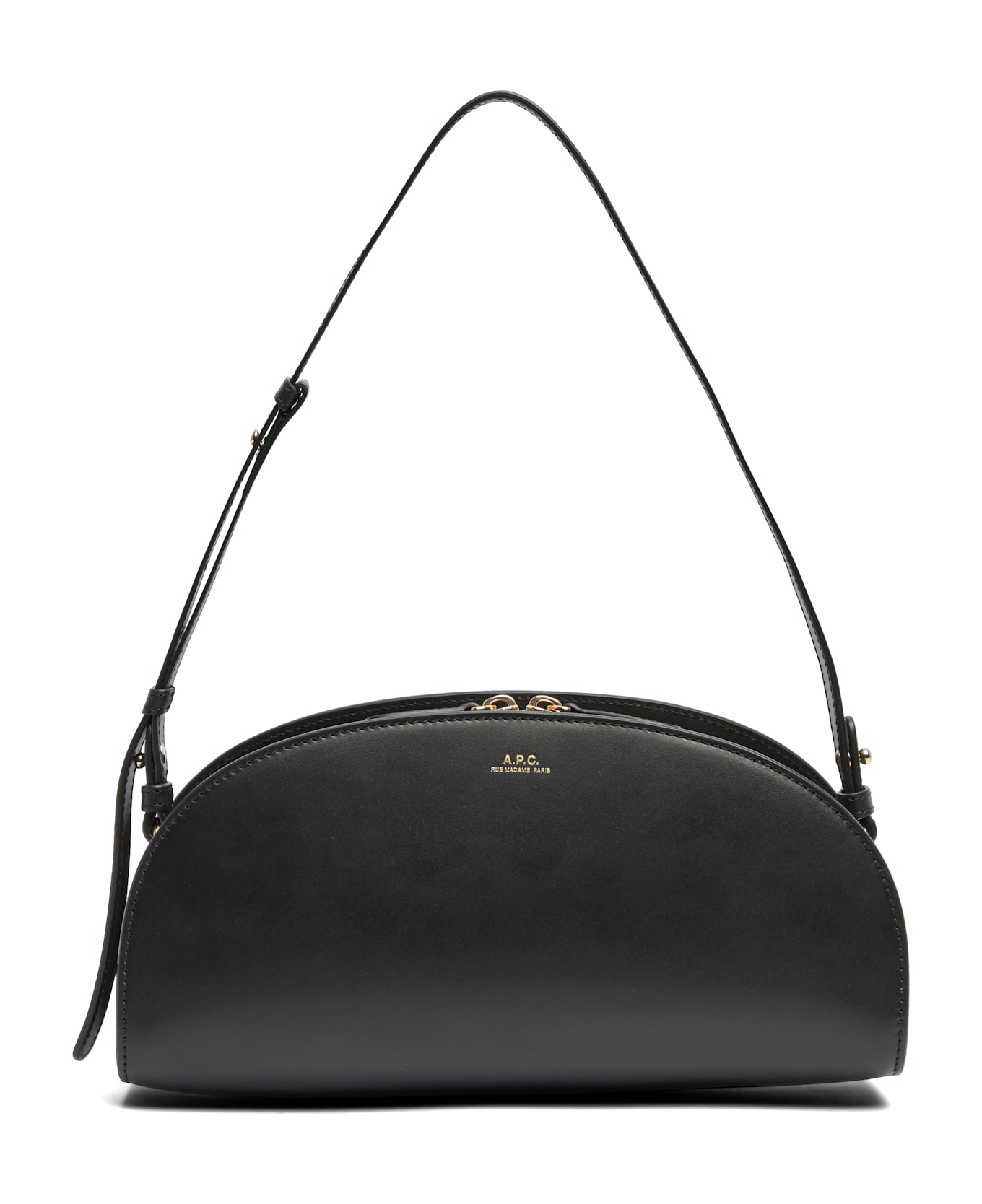 A.P.C. Sac Demi-lune Shoulder - Lzz Noir
