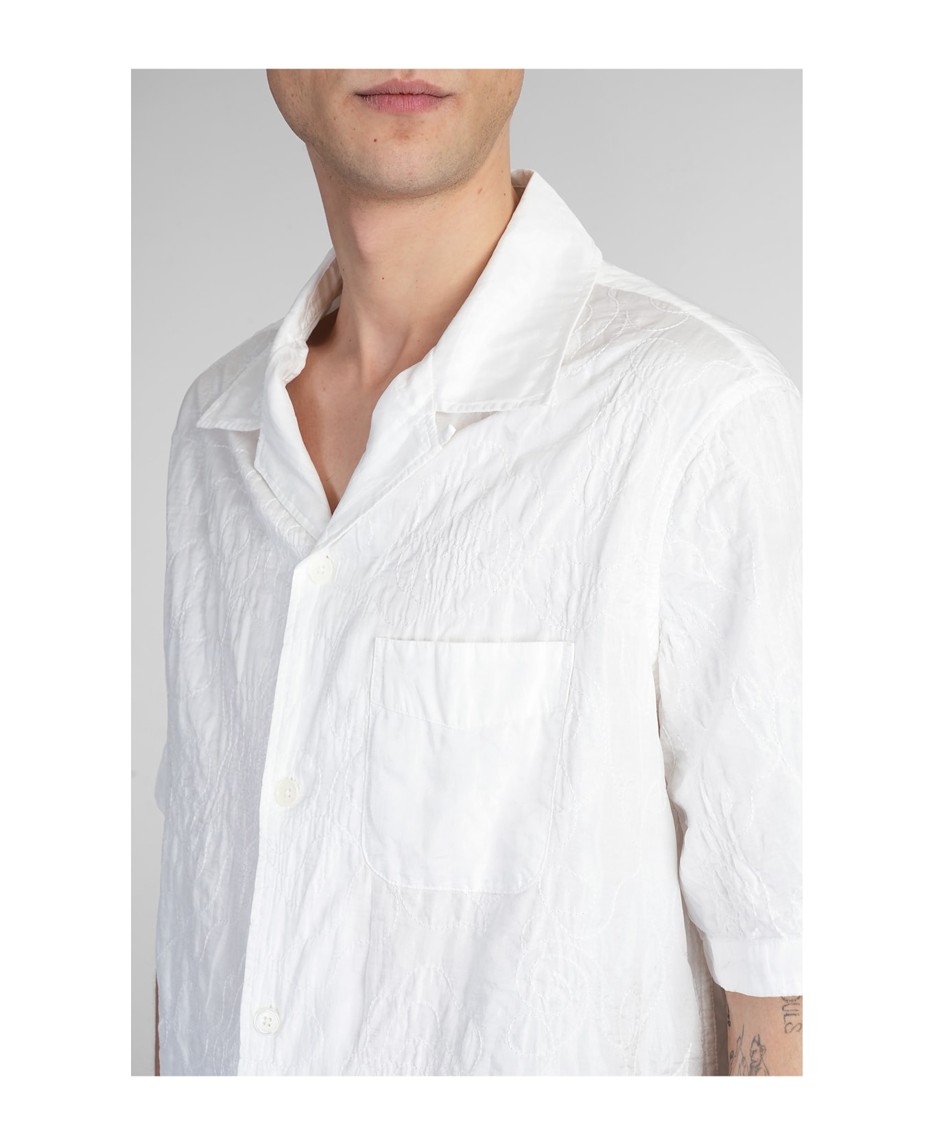 Our Legacy Shirt In White Cotton - white