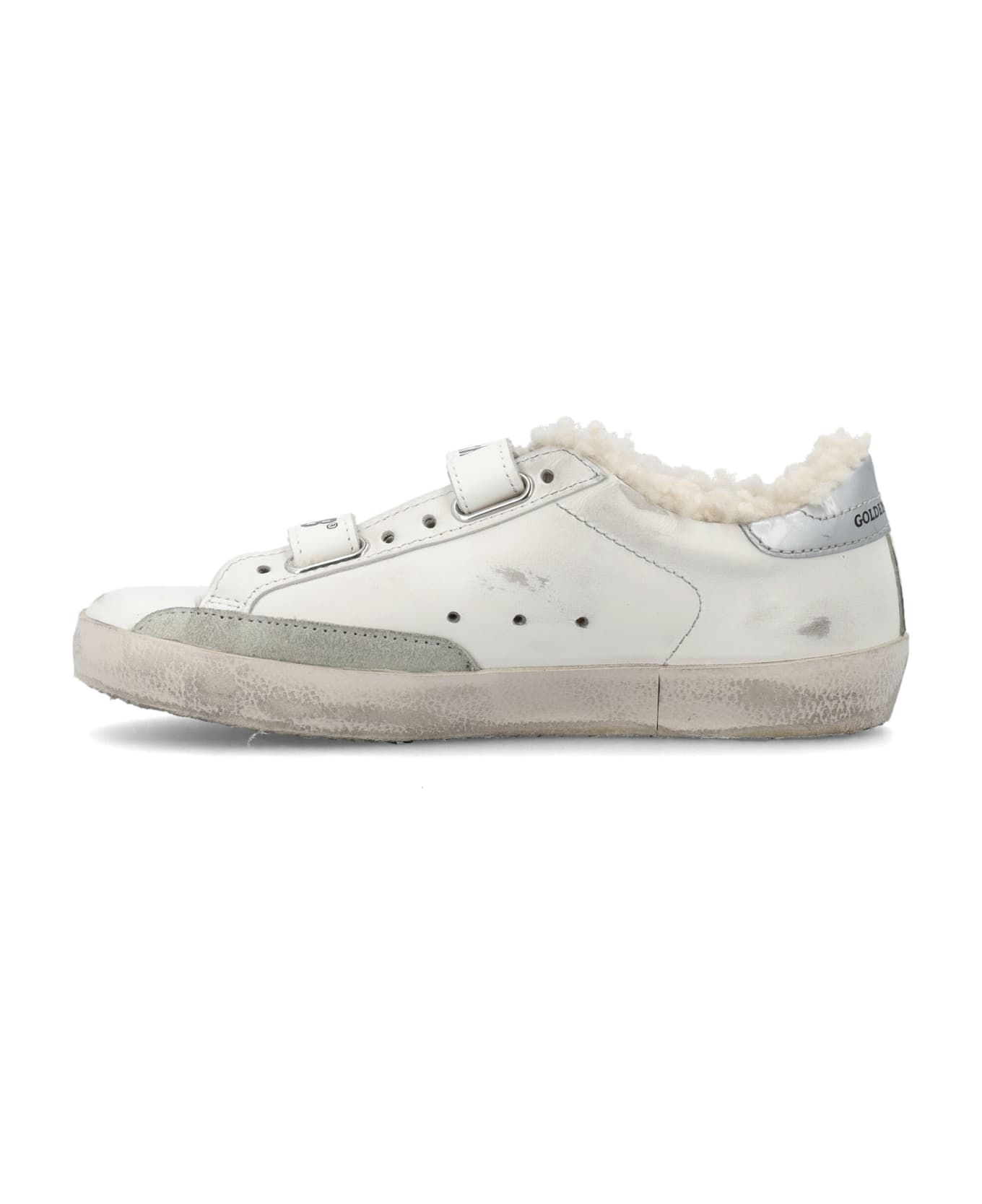 Golden Goose Old School Sneakers - WHITE/ICE