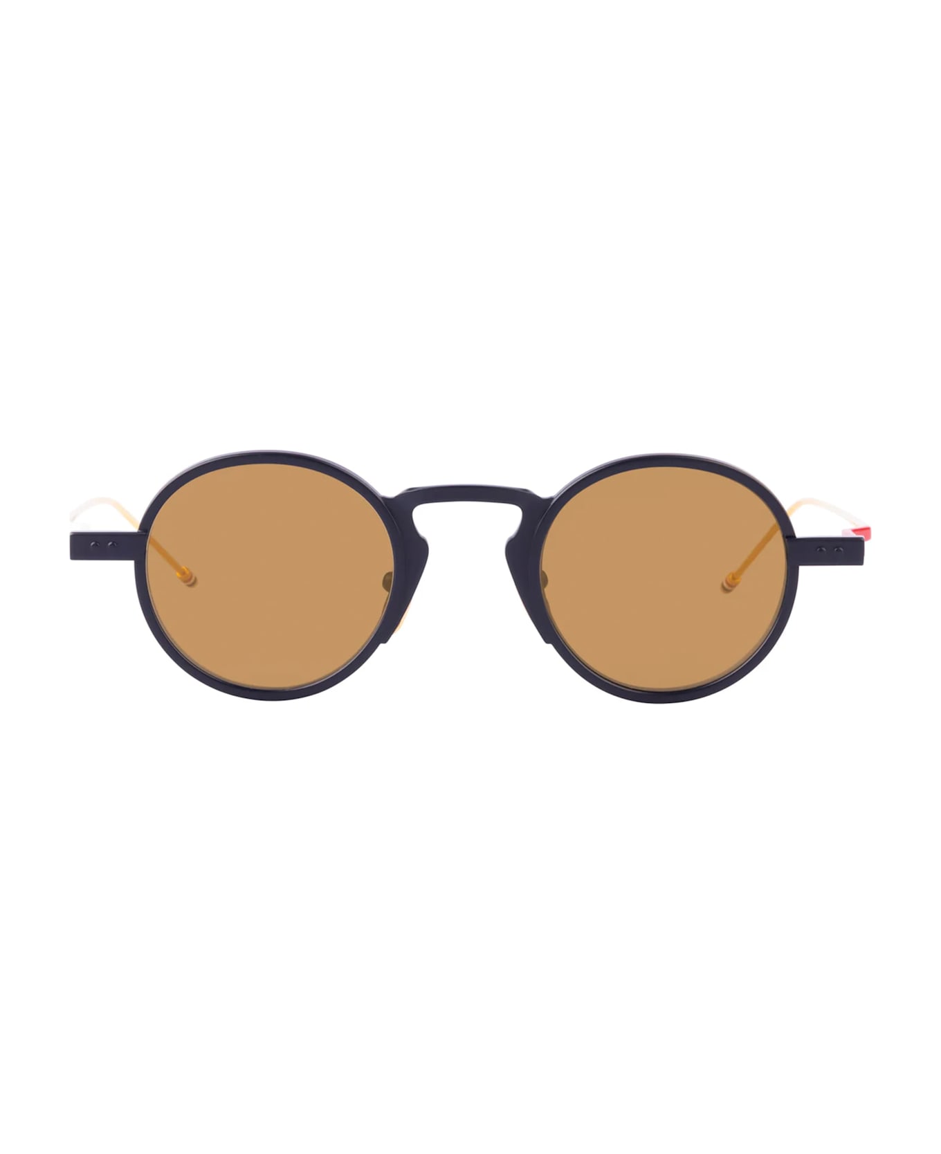 Thom Browne Round - Gold / Navy / Red / White Sunglasses - blue